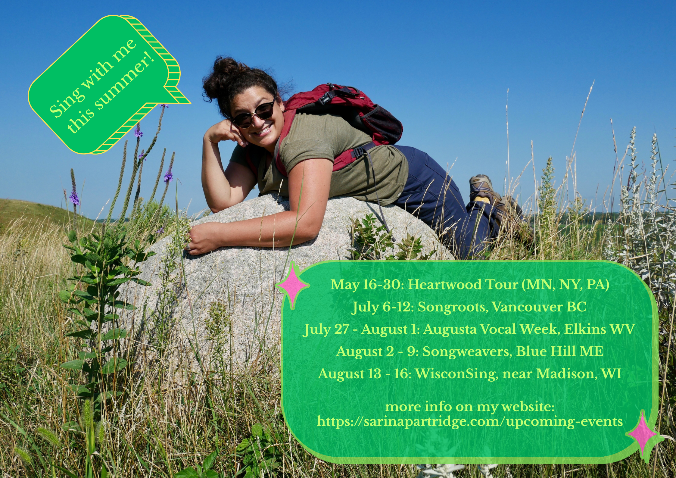 Sing with me this summer!