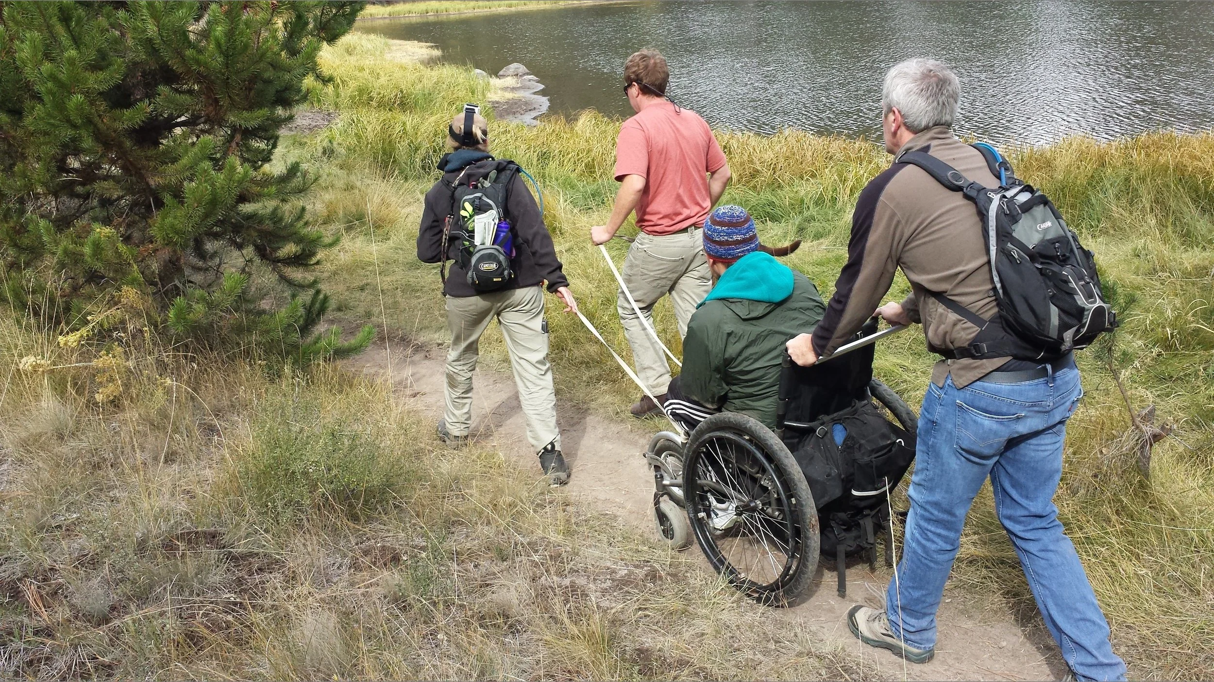 2013—Pulling straps and handle bar on the Deschutes River Trail, Oregon.