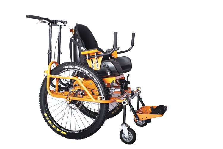 AdvenChair All-Terrain Wheelchair—wheelchair mode.