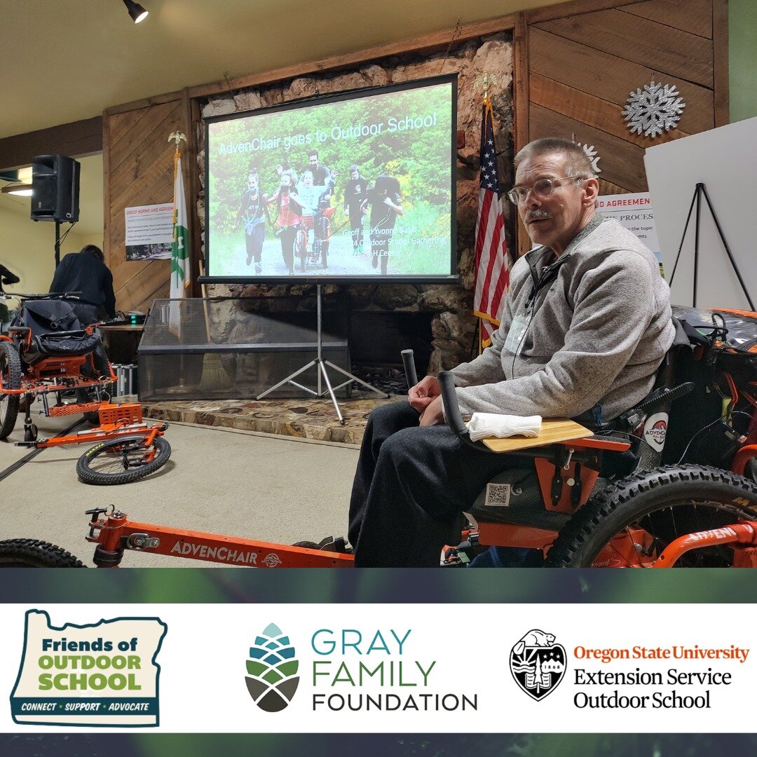 This week, we were thrilled to participate in the 2024 Outdoor School Gathering at the 4-H Center in Salem.

Among other fun activities and much needed outdoor time, we attended sessions, went to the resource fair, and made presentations including 
&