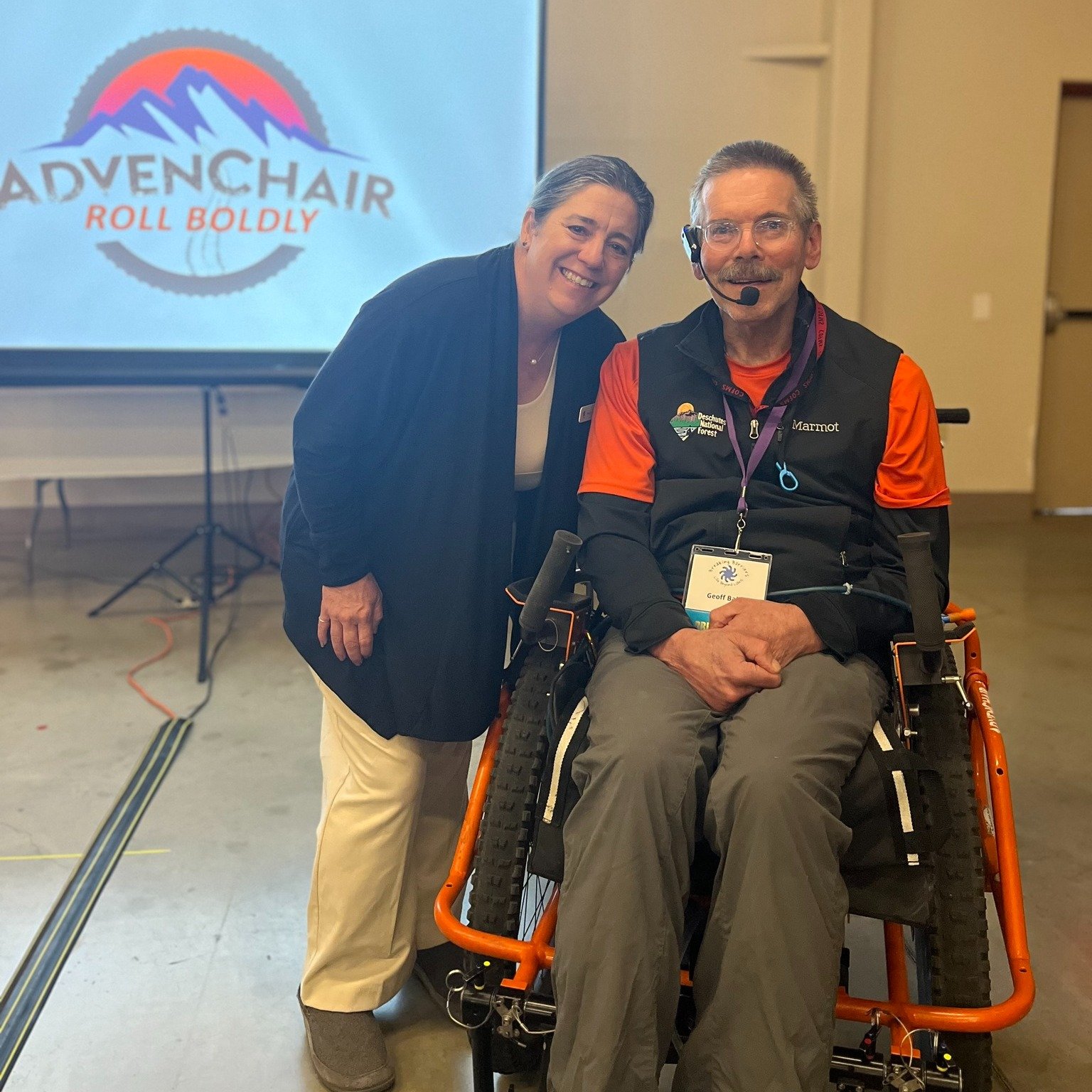 On April 25, we had a wonderful time attending the Breaking Barriers Conference in Redmond hosted by @codsn - Central Oregon Disability Support Network. With over 500 attendees, we spoke with several AdvenChair fans and showed DREAM BOLDLY: The Grand