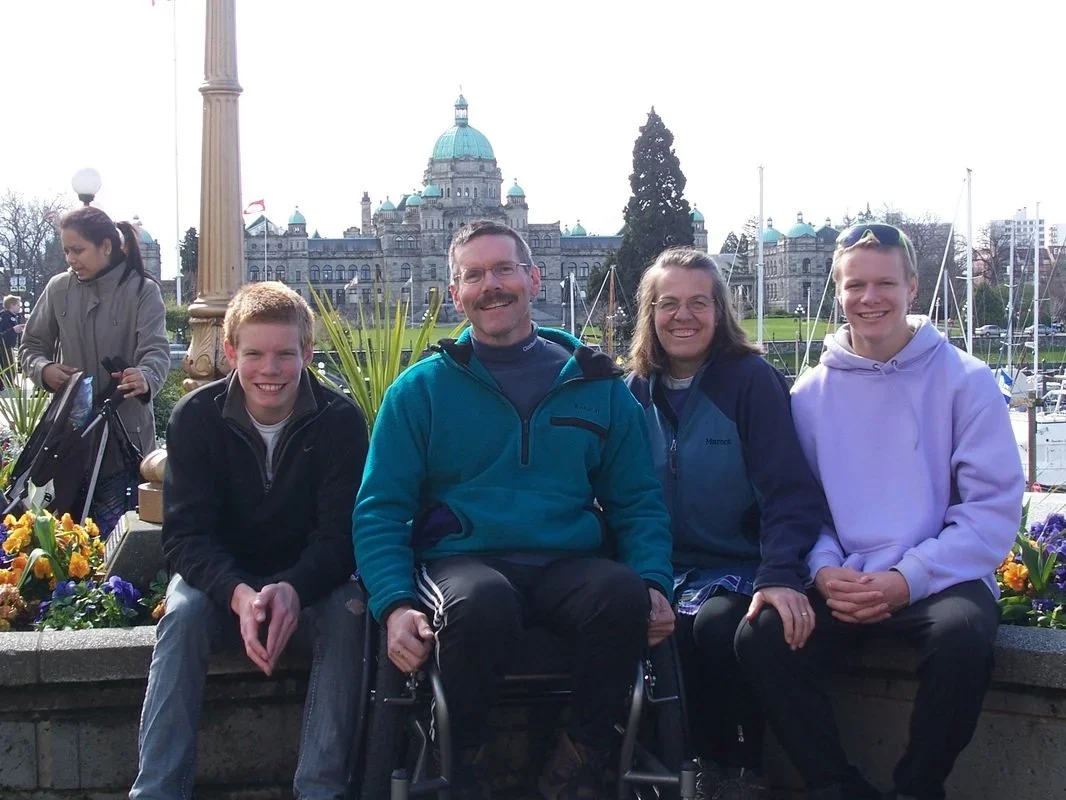 In front of Parliament, Victoria, BC