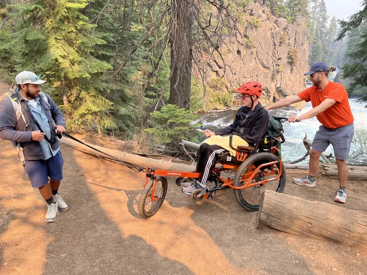 AdvenTours Accessible Guided Hike Deschutes River Trail: Benham Falls