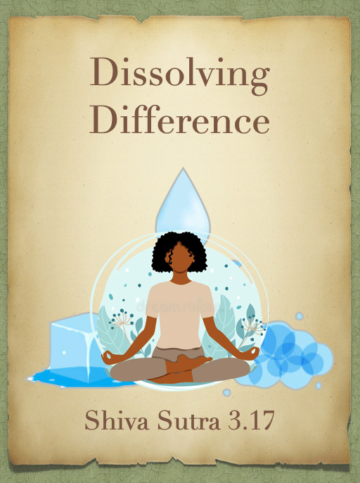 Dissolving Difference: Shiva Sutra 3.17