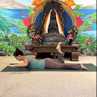 Swimming Shalabhasana