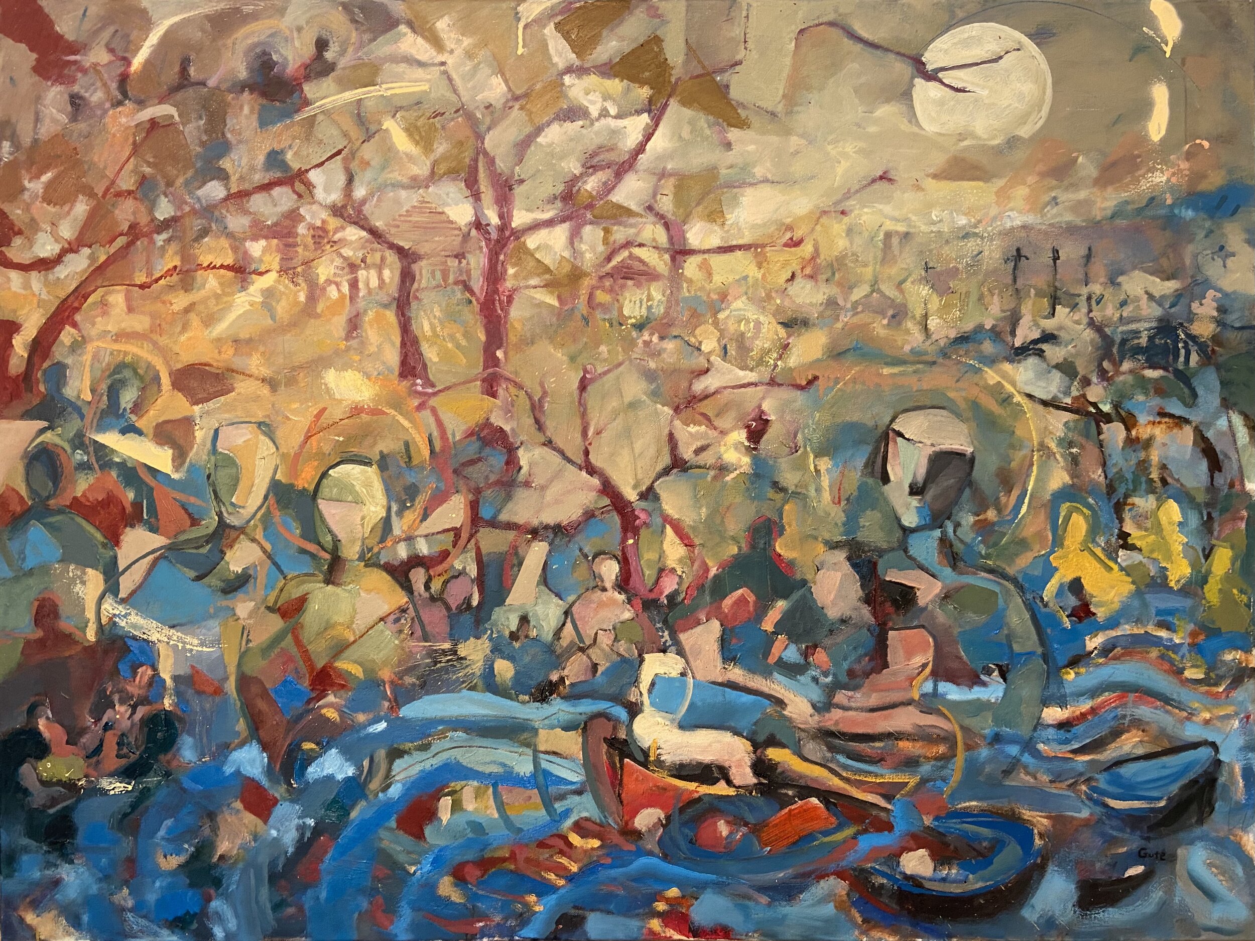 Bathing in the October Stream