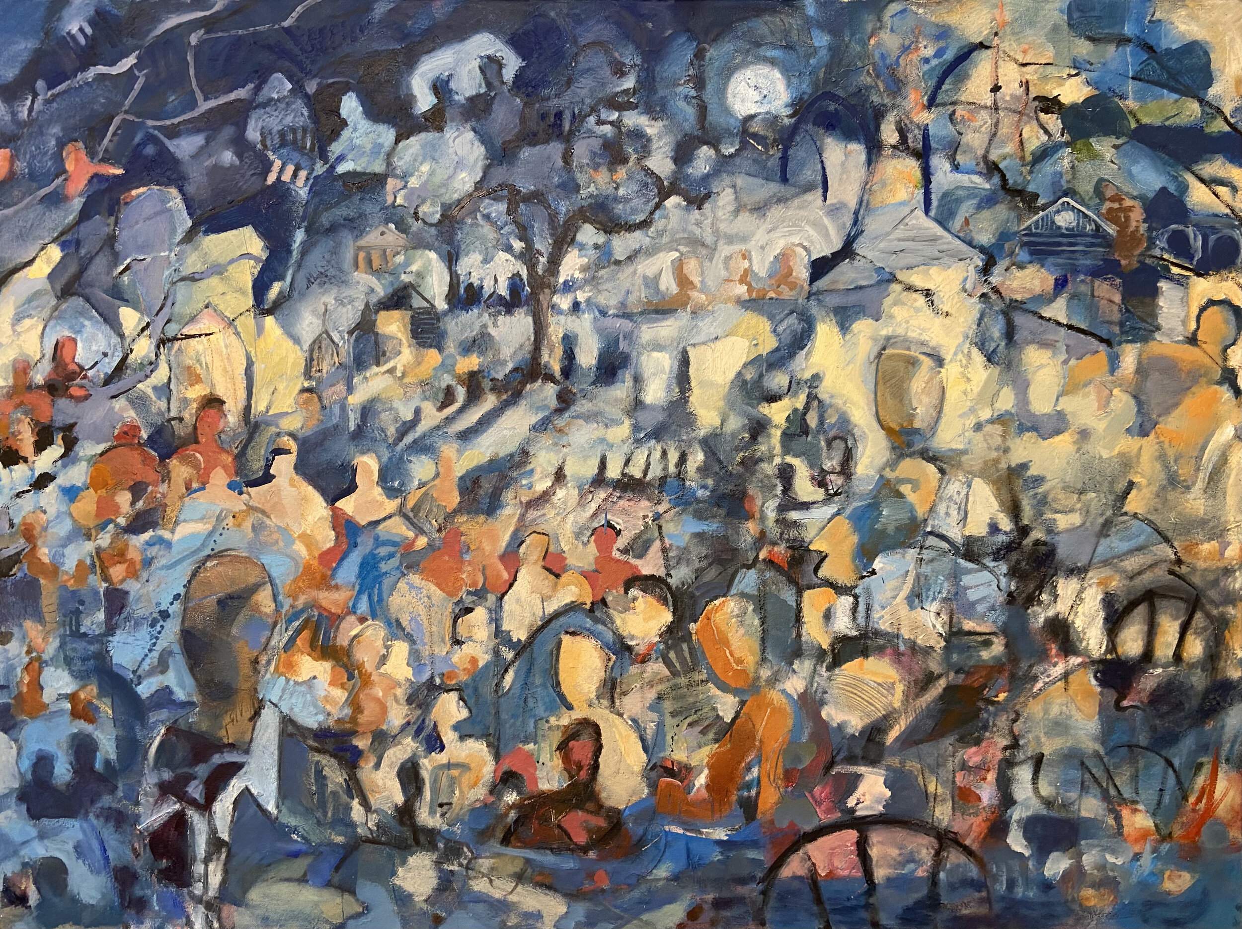 Town Square at Midnight
