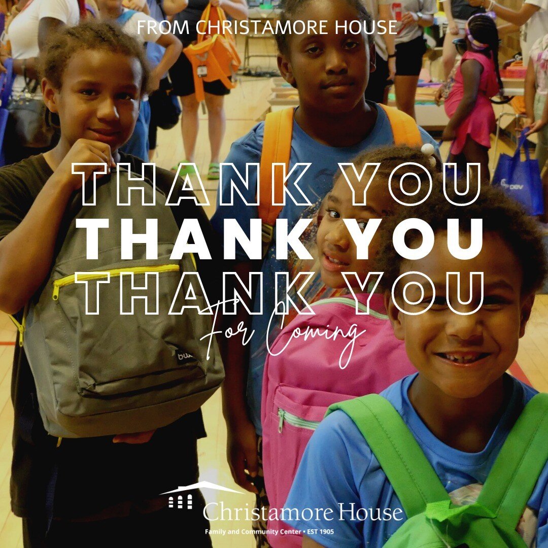 Thank you so much for being part of our back-to-school event and bring joy to the kids!