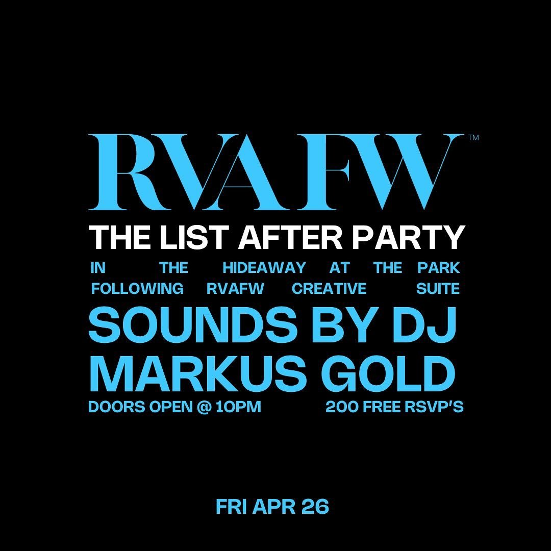 After the Creative Suite it&rsquo;s only right it to let the vibes continue! This season we are partnering with @markusxgold to take the experience to another level with &ldquo;The List After Party&rdquo;!

Want entry?! Head to the link in our bio an