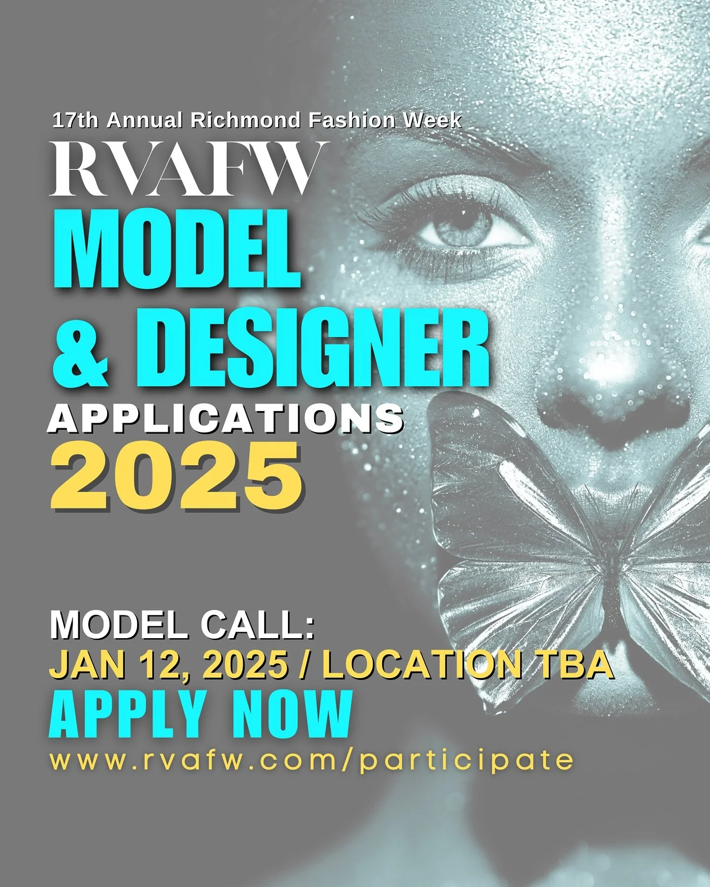 Model, Designer, &amp; Volunteer applications are now open for RVAFW 2025!