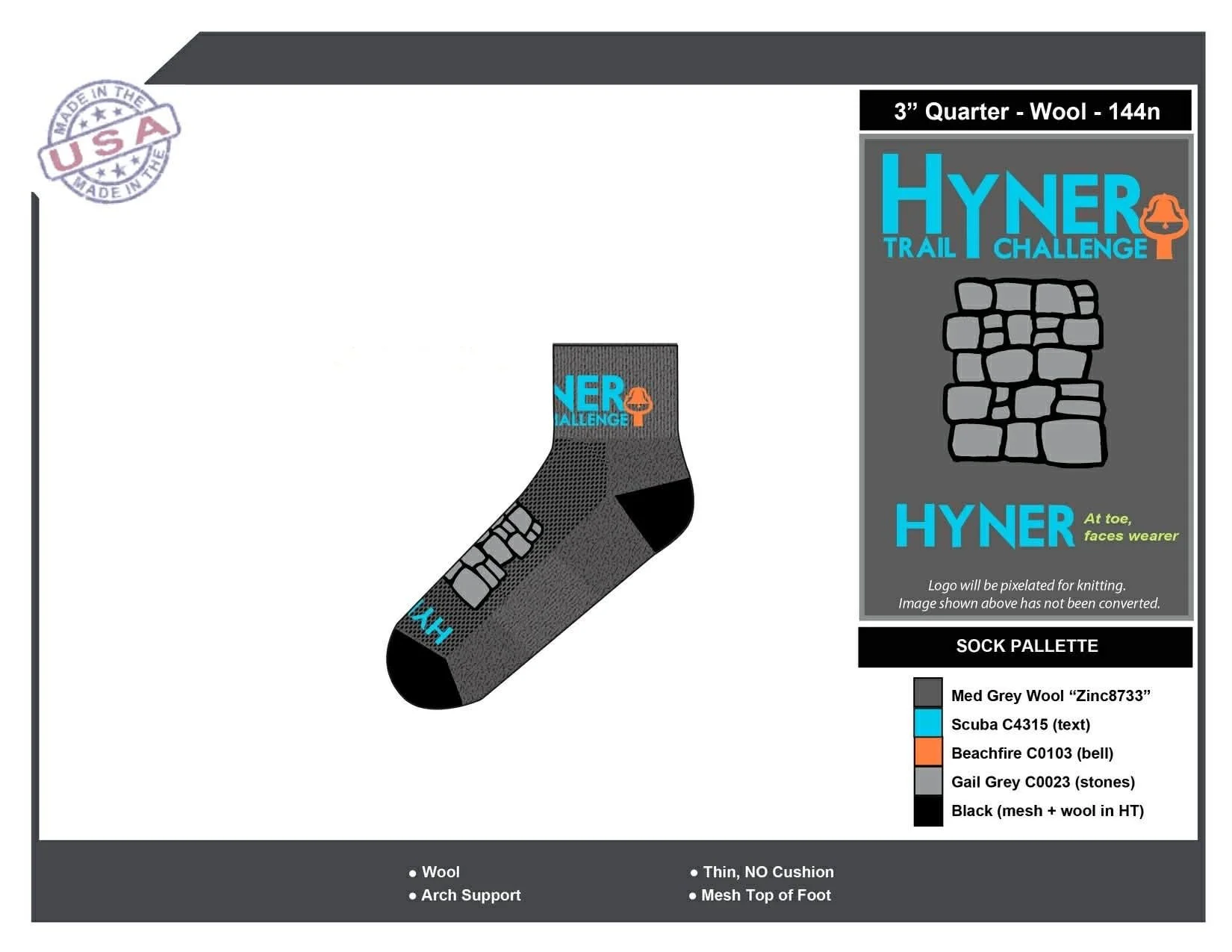 Hyner Merino Wool socks