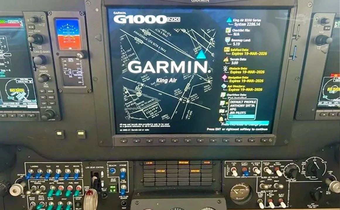 Aircraft avionics cockpit panel