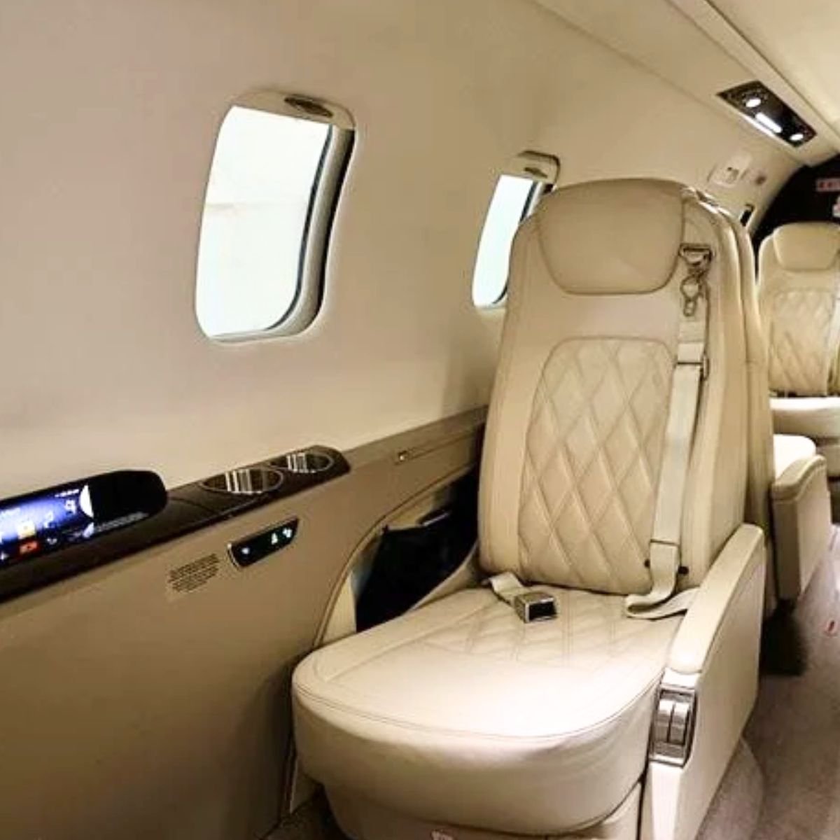 Learjet new seating