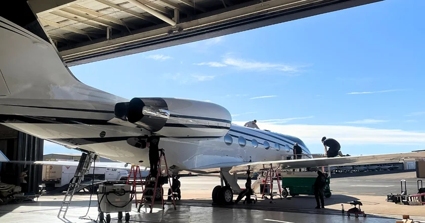 Aircraft wash and detail at Haggan Aviation
