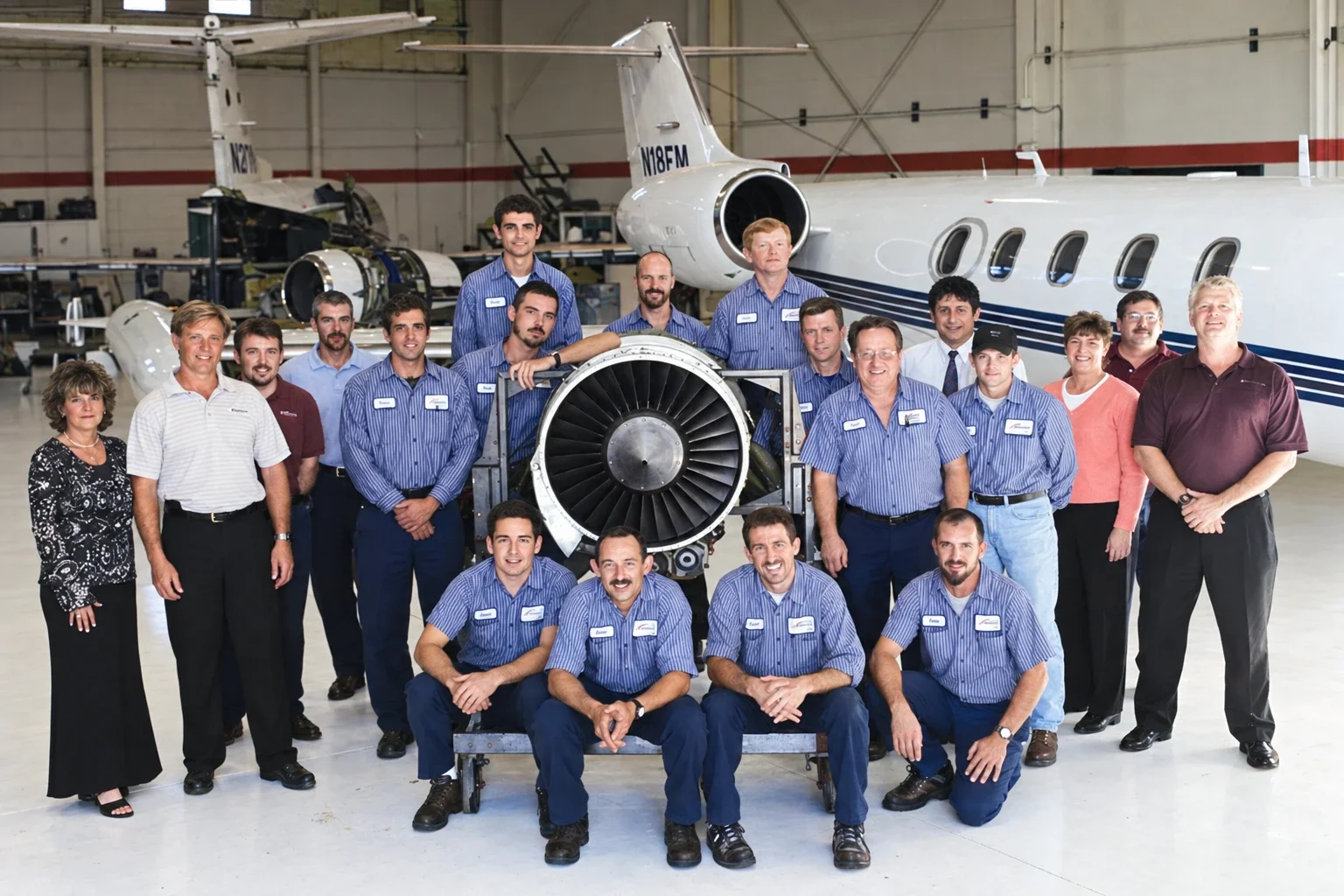 The original Haggan Aviation team
