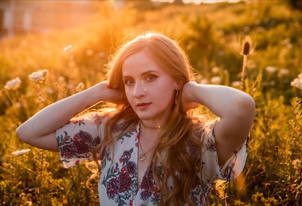 &quot;Through the fields of Ohio 
as the sunshine paints them gold.
I run just like a river runs; rapid, quick and cold.&quot;

#goldenhour #sunset #model #naturallightphotography #summer #tattooartist #artist #ohio #westvirginia #portraitphotography