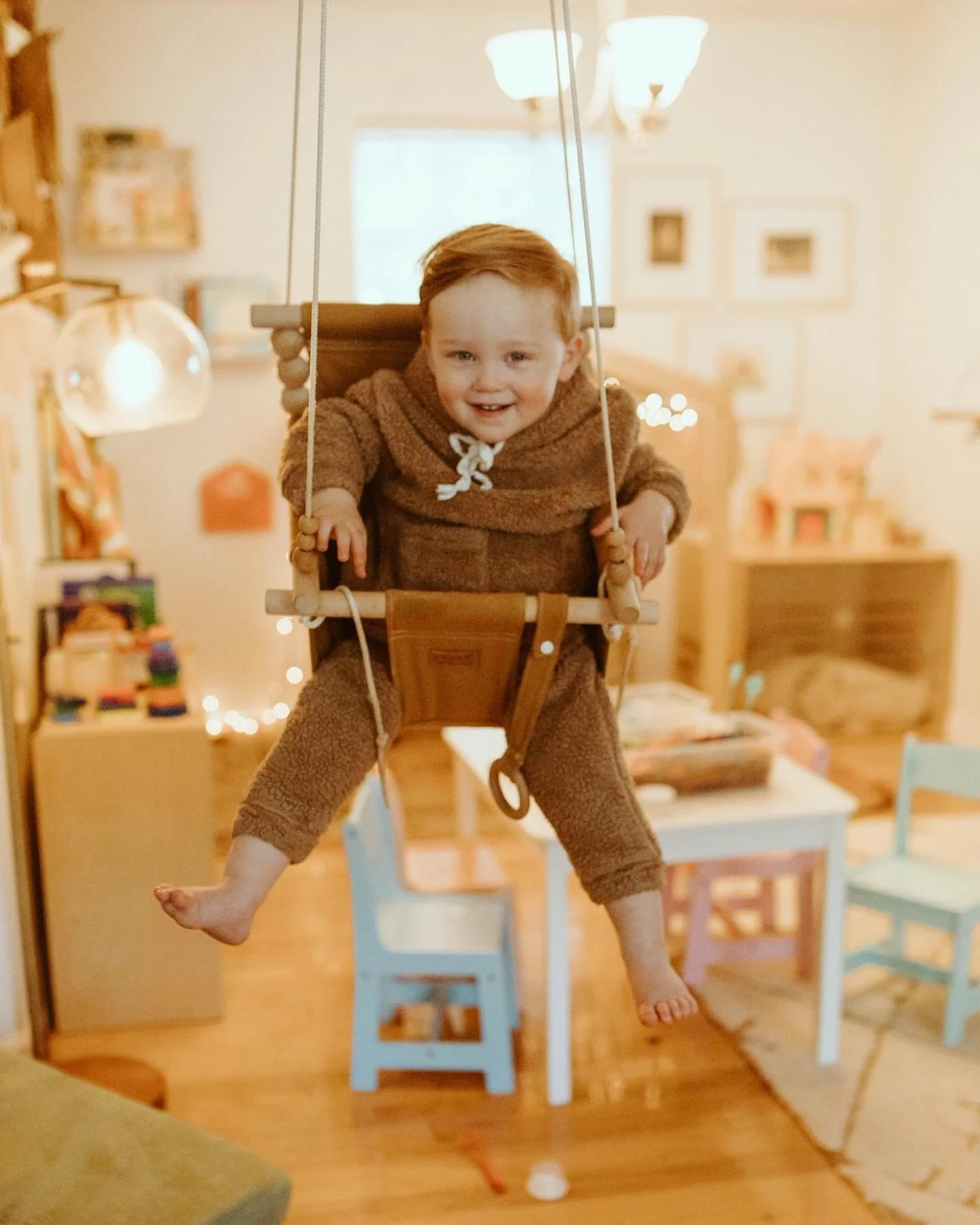 Hands down my favorite thing I&rsquo;ve bought for Roo. I bought him this swing before he was even born, as I&rsquo;ve always had a love for swings! I think its the neurodivergent in me that loves the sensory peace it gives me. Whatever the reason, I
