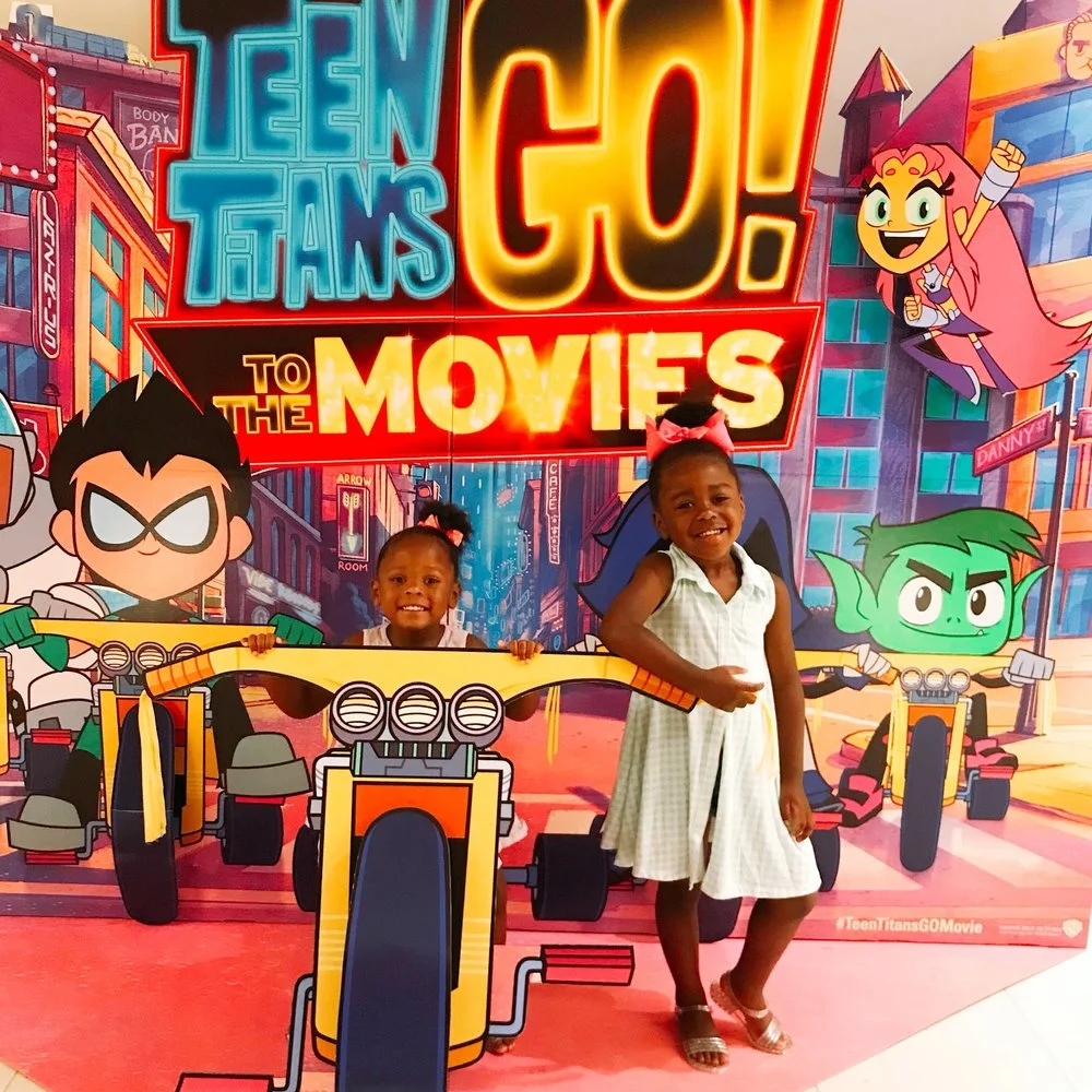 Winter &amp; Nyla roll along to the Teen Titans Go! to the movies