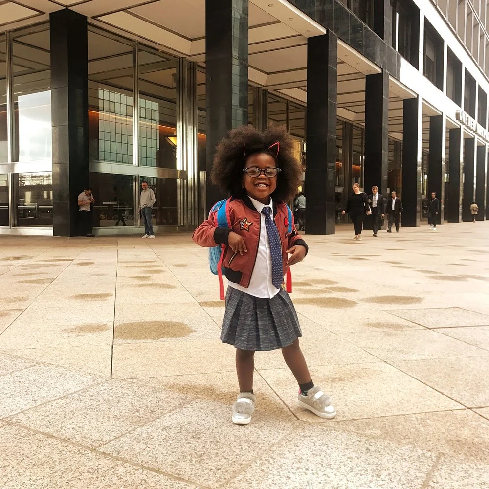 Winter's first day of pre-K