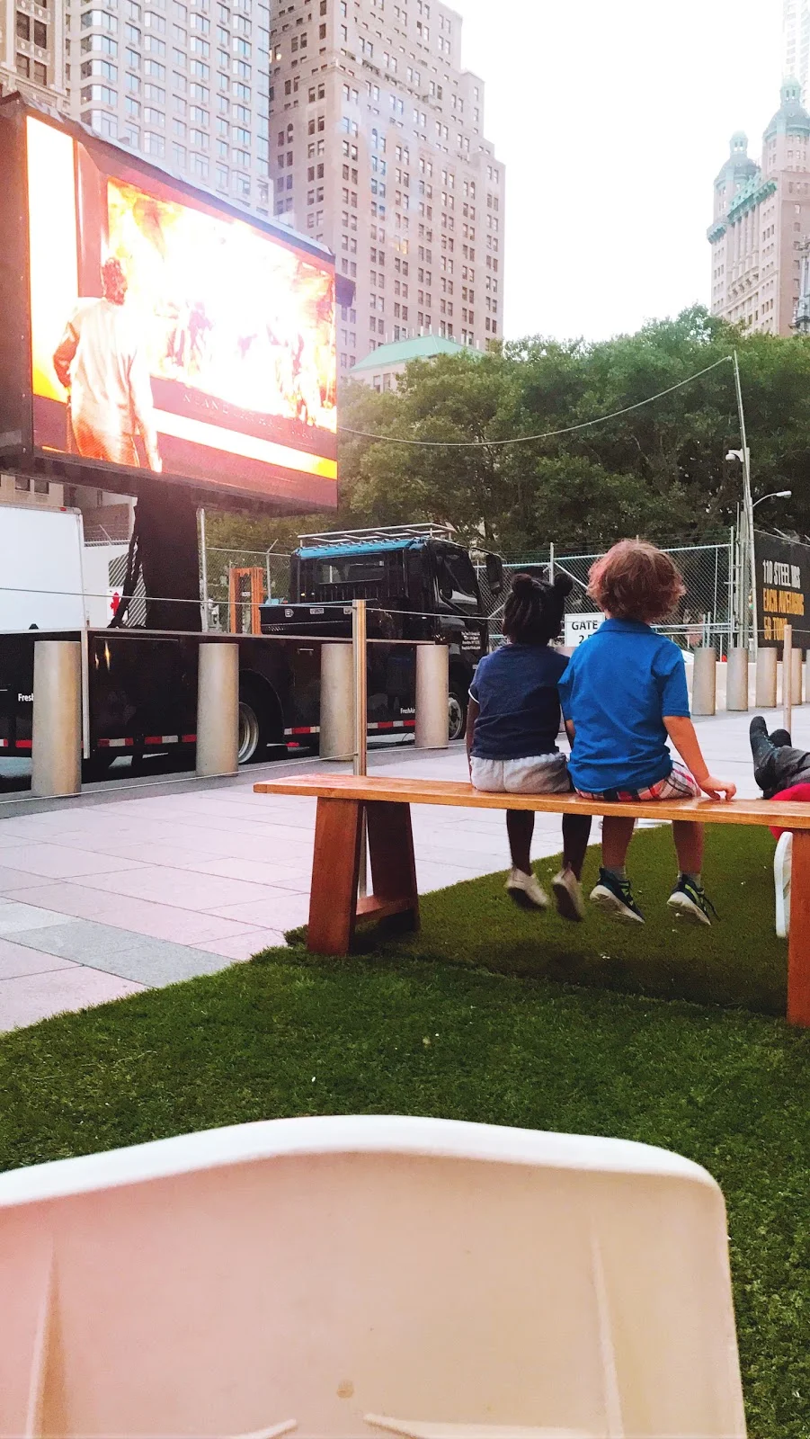 Movie time: Tribeca Drive-in at the Oculus Plaza at Westfield World Trade Center