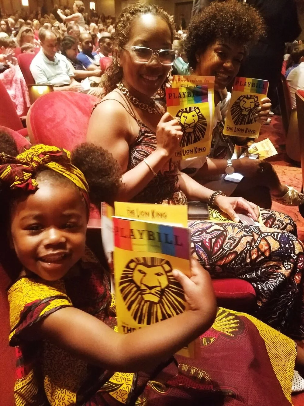 Winter checks out the Lion King