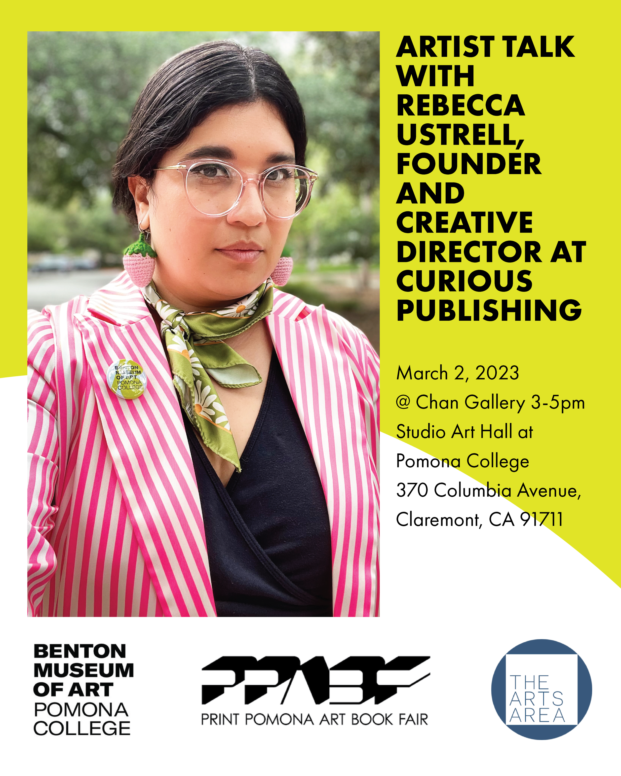 Artist Talk with Rebecca Ustrell, Founder of Curious Publishing