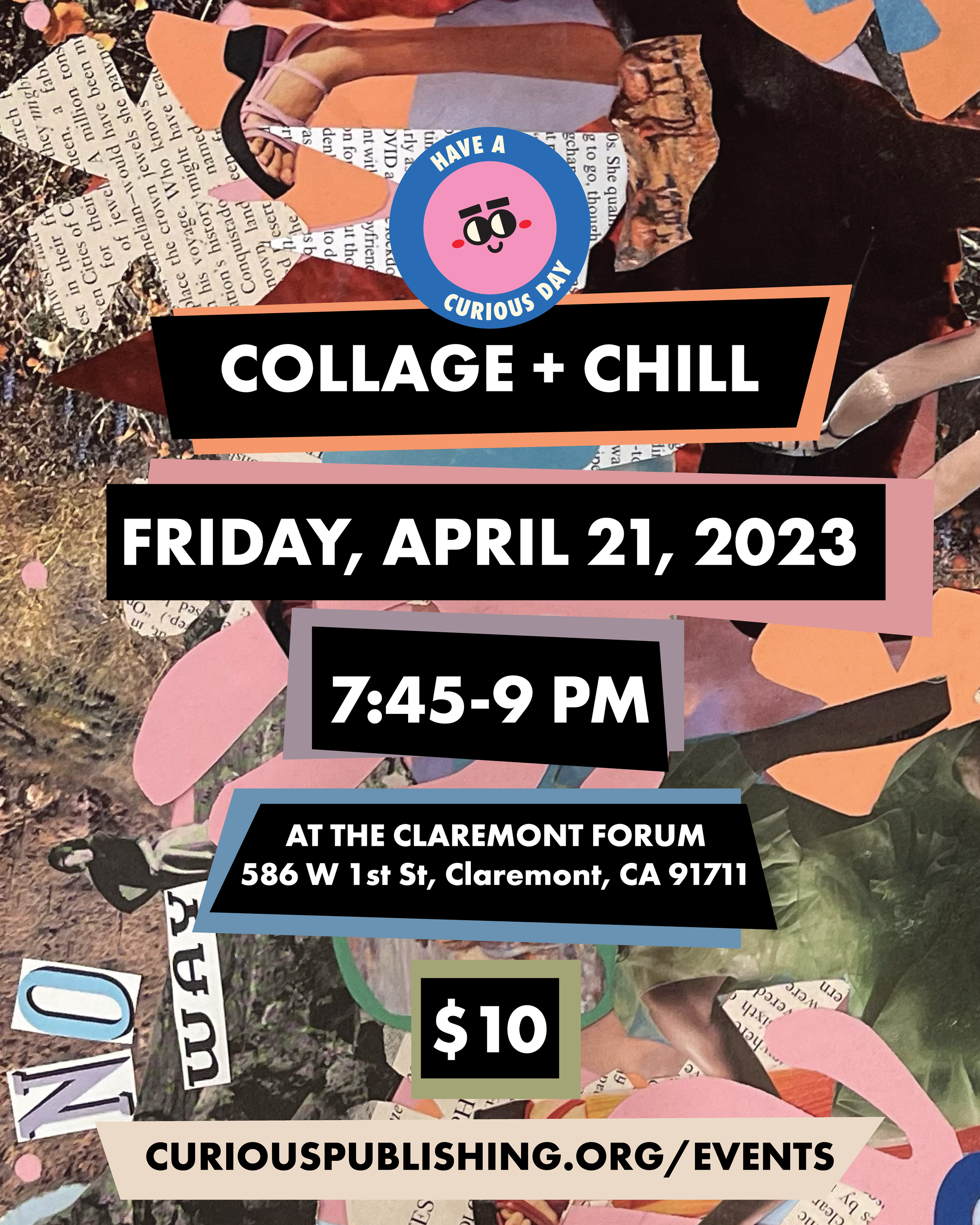 Collage + Chill at the Claremont Forum