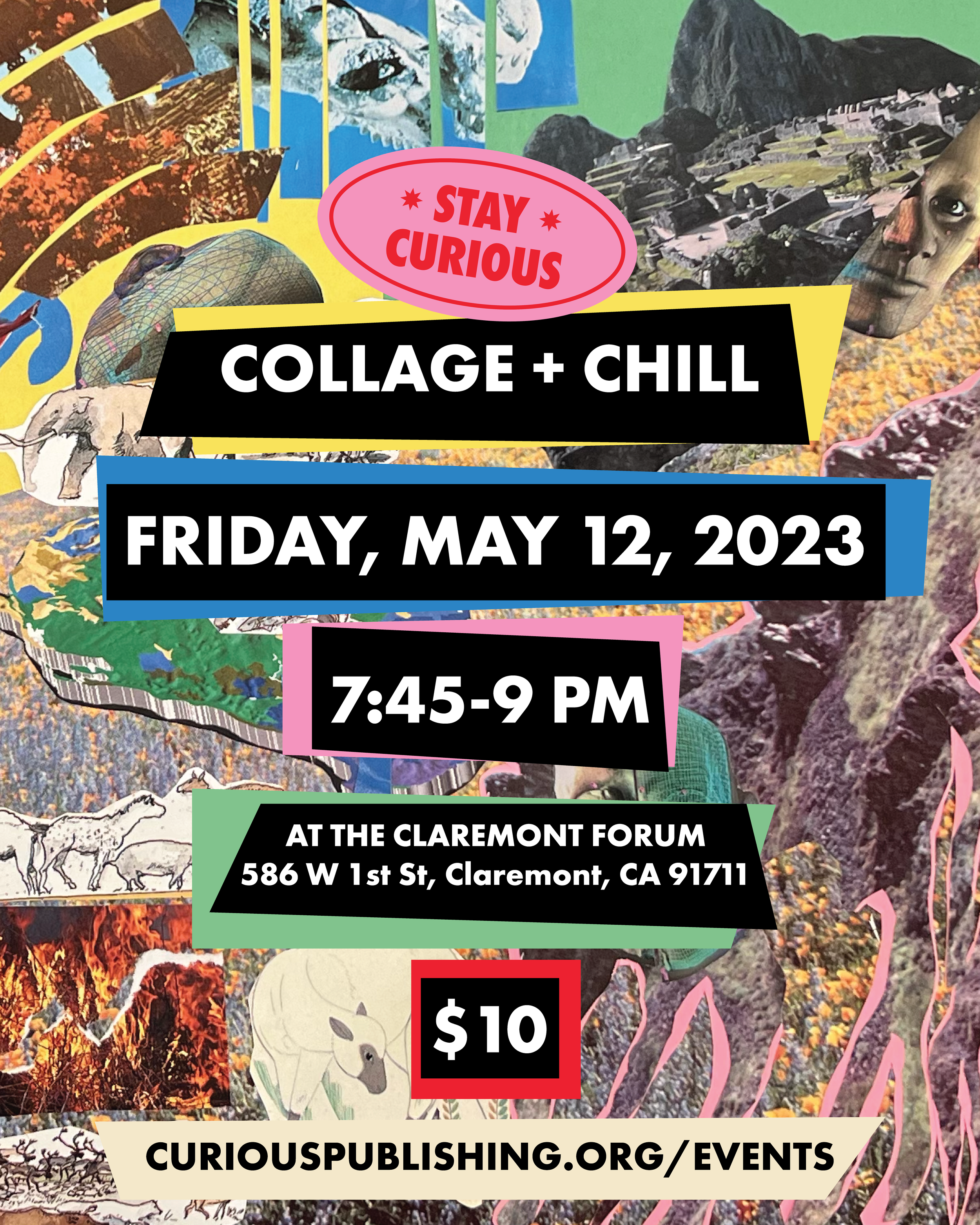 Collage + Chill at the Claremont Forum