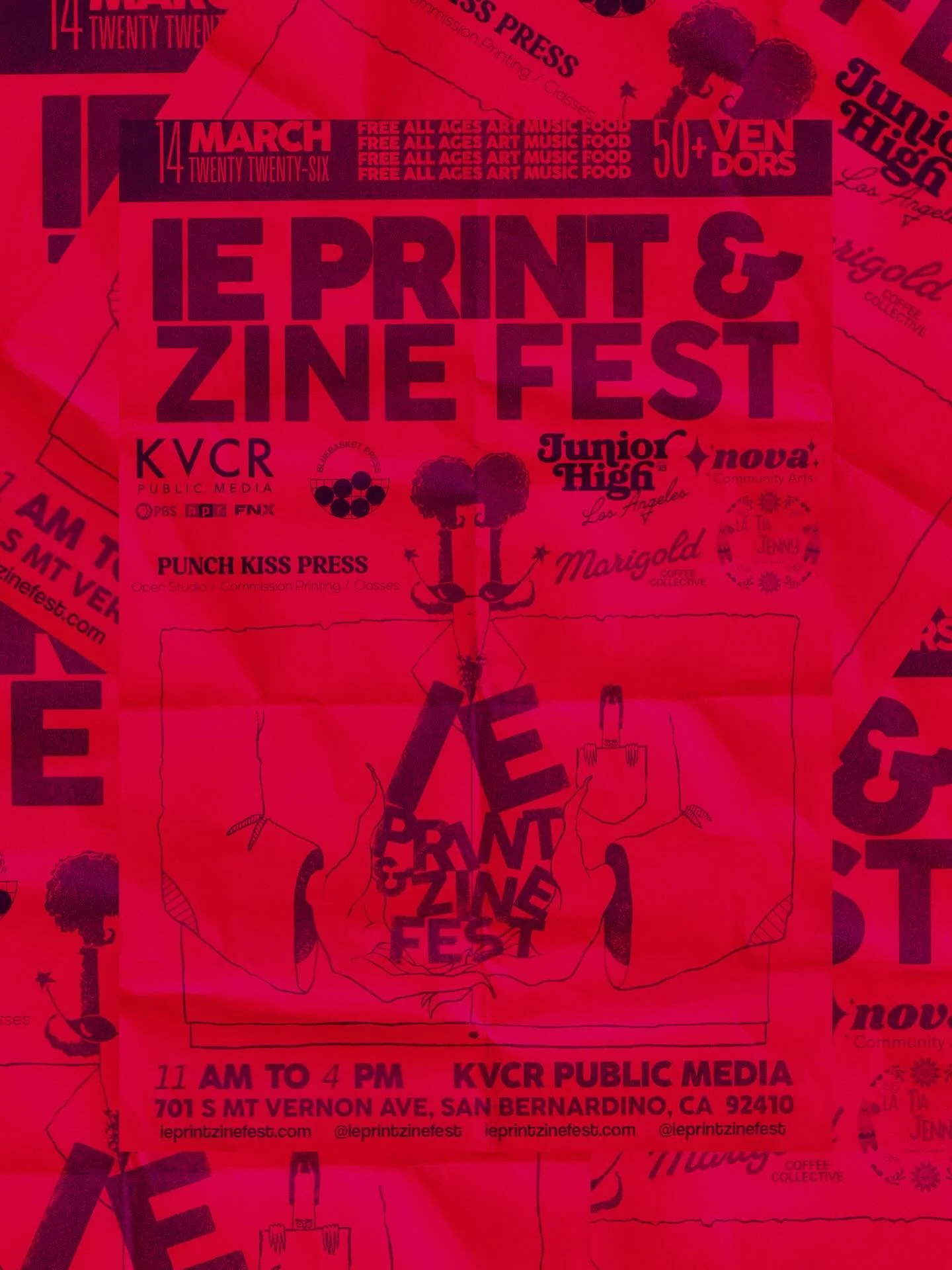 This year, Curious Publishing &amp; Rebecca Ustrell will be vending at the second annual IE Print &amp; Zine Fest at KVCR Public Media, Saturday, March 14, from 11:00 - 4:00 PM. You can find me at table number 80. Shop local, support independent arti