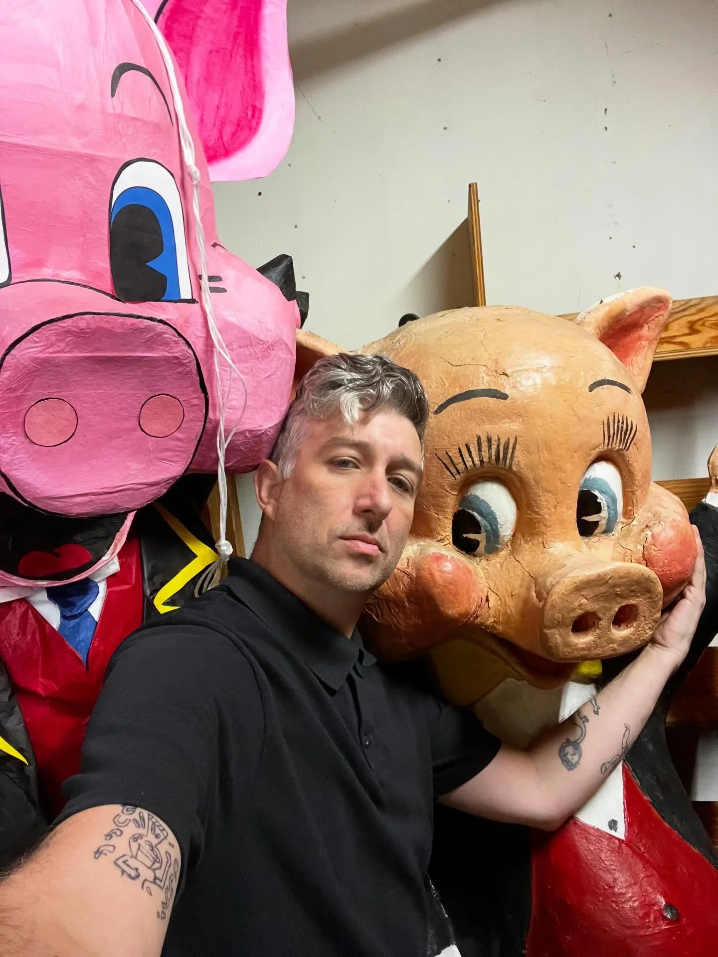 Found some old friends today at the Fairplex 🐽

All month we&rsquo;re installing Play Pavilion: A Survey of Regional Creative Subcultures at the Millard Sheets Art Center. Opening May 7th! Stay tuned for artist announcements and more 🙂&zwj;↕️