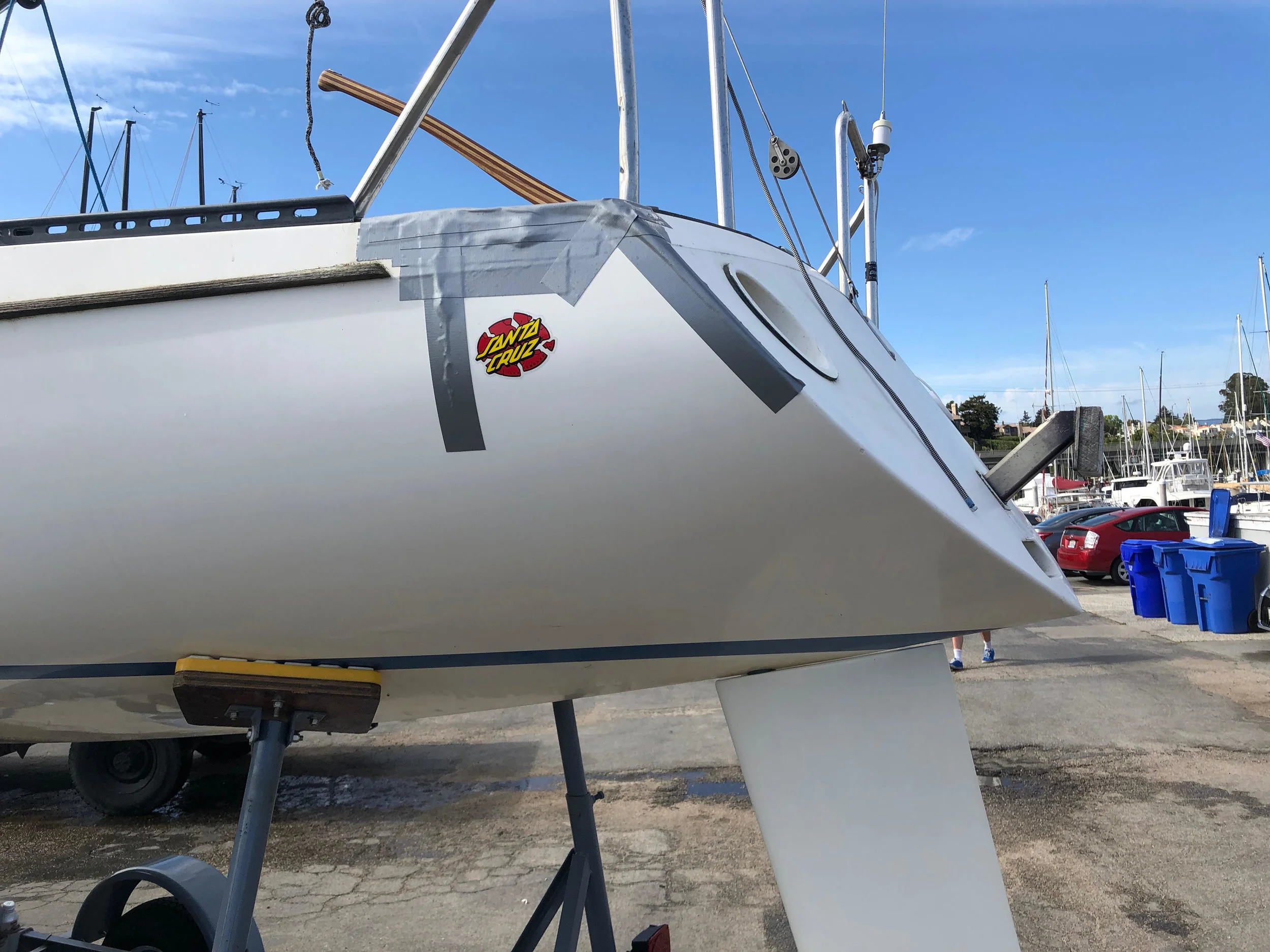 It wouldn’t be Santa Cruz without injured boats.