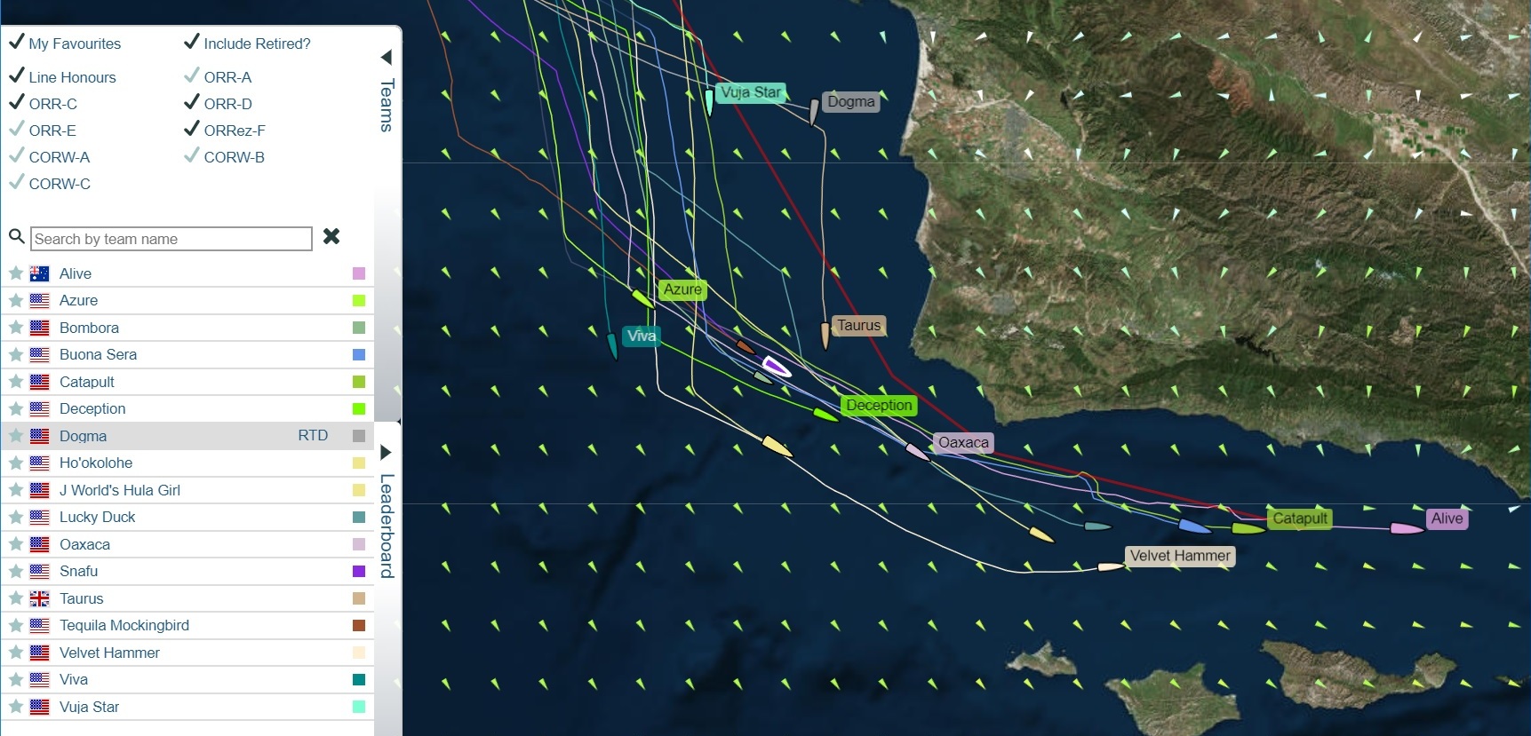 No doubt the small boats sailed a great race, coming in hot right behind the SC50’s