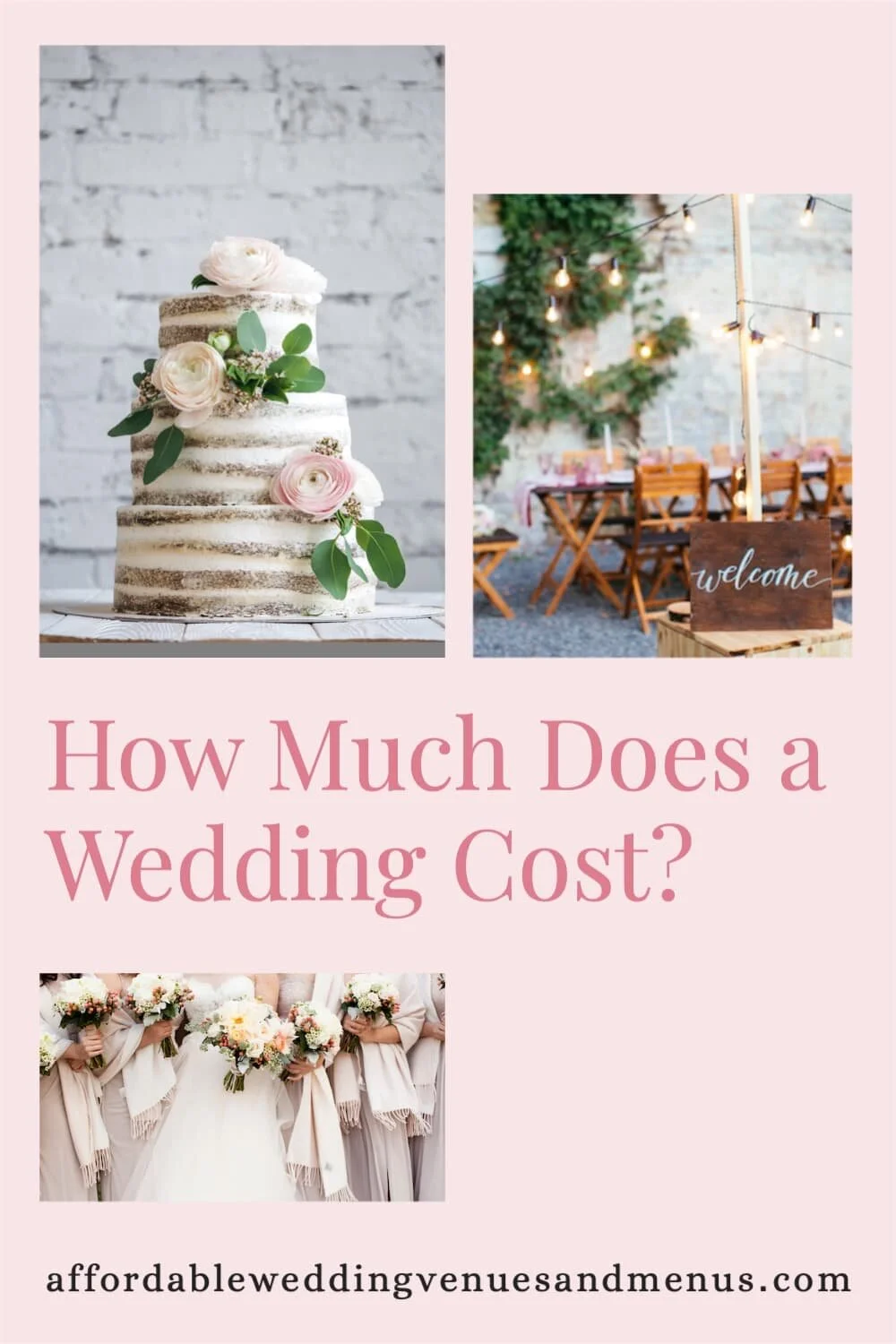 How Much Does a Wedding Cost? — Affordable Wedding Venues & Menus