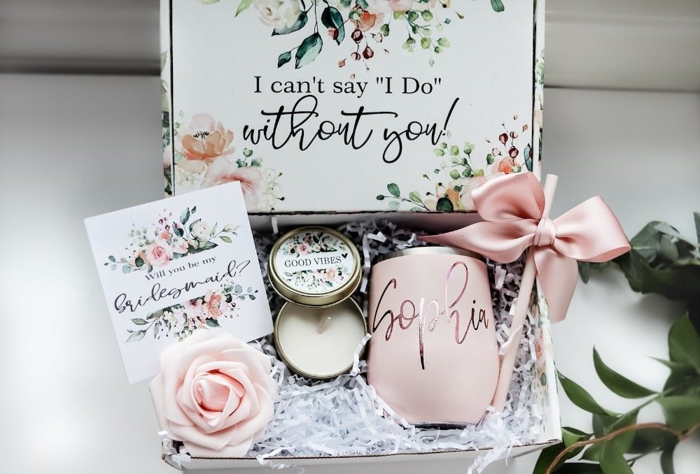Team Bride Wedding Party Maid of Honour Wedding Planning Just Engaged Bride Themed Gift Bridesmaid Proposal Will You Be My Bridesmaid