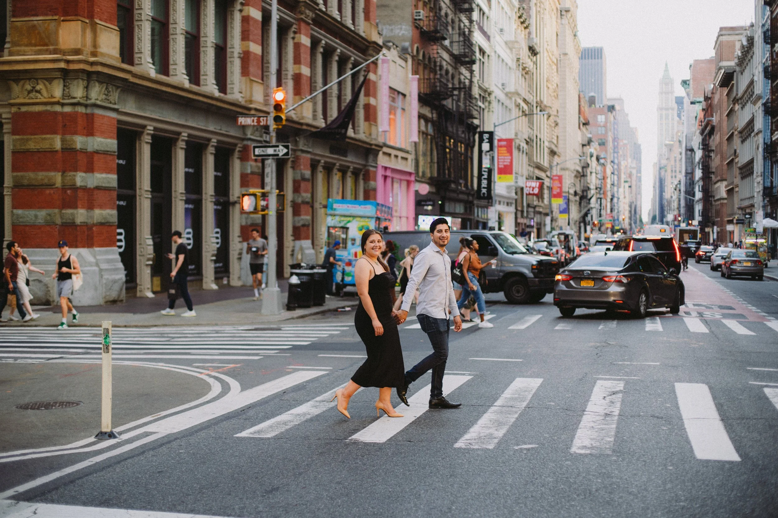 Vicky &amp; Franklin Engagement Soho NYC