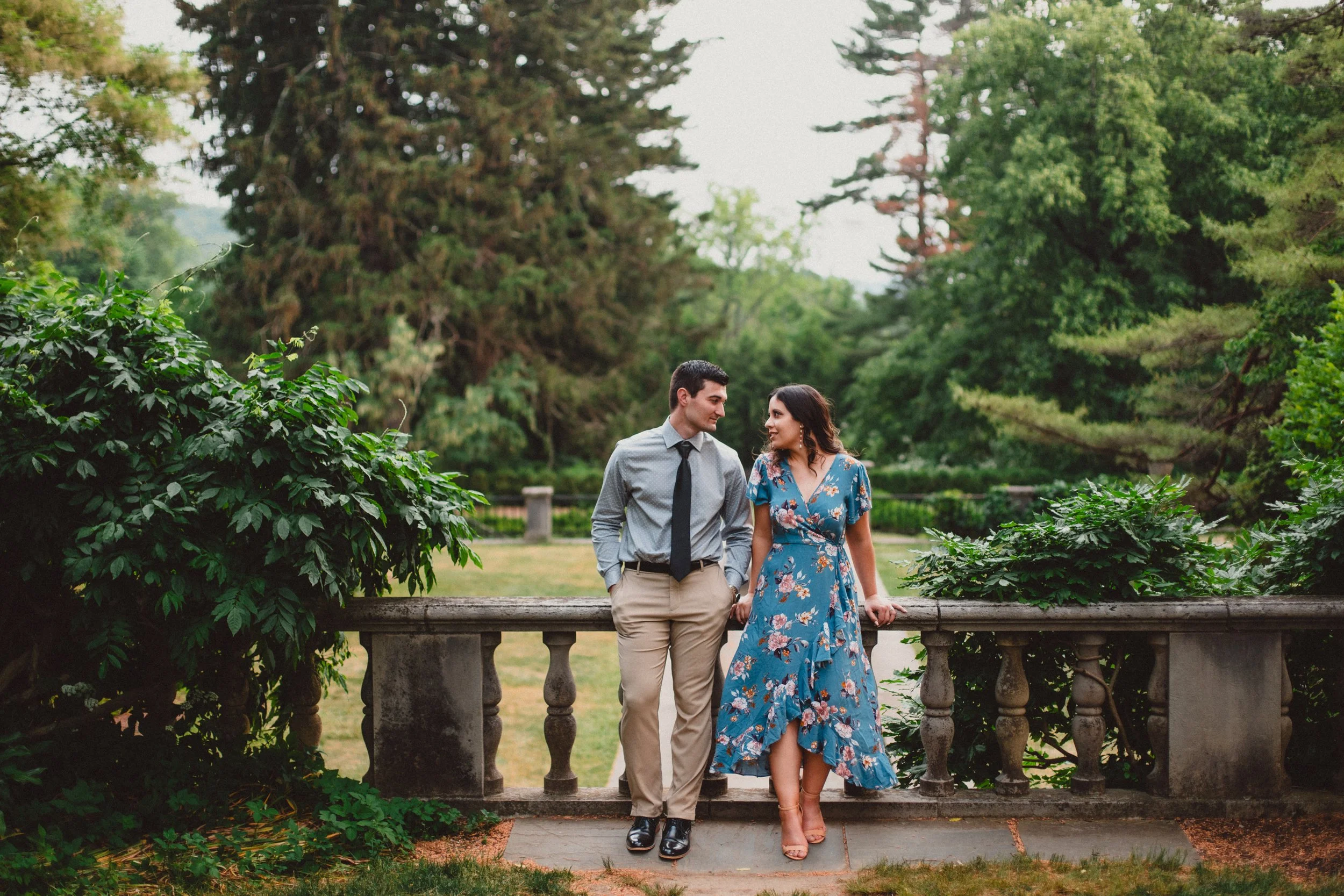 Marina &amp; Adam Engagement New Jersey Ringwood Botanical Garden