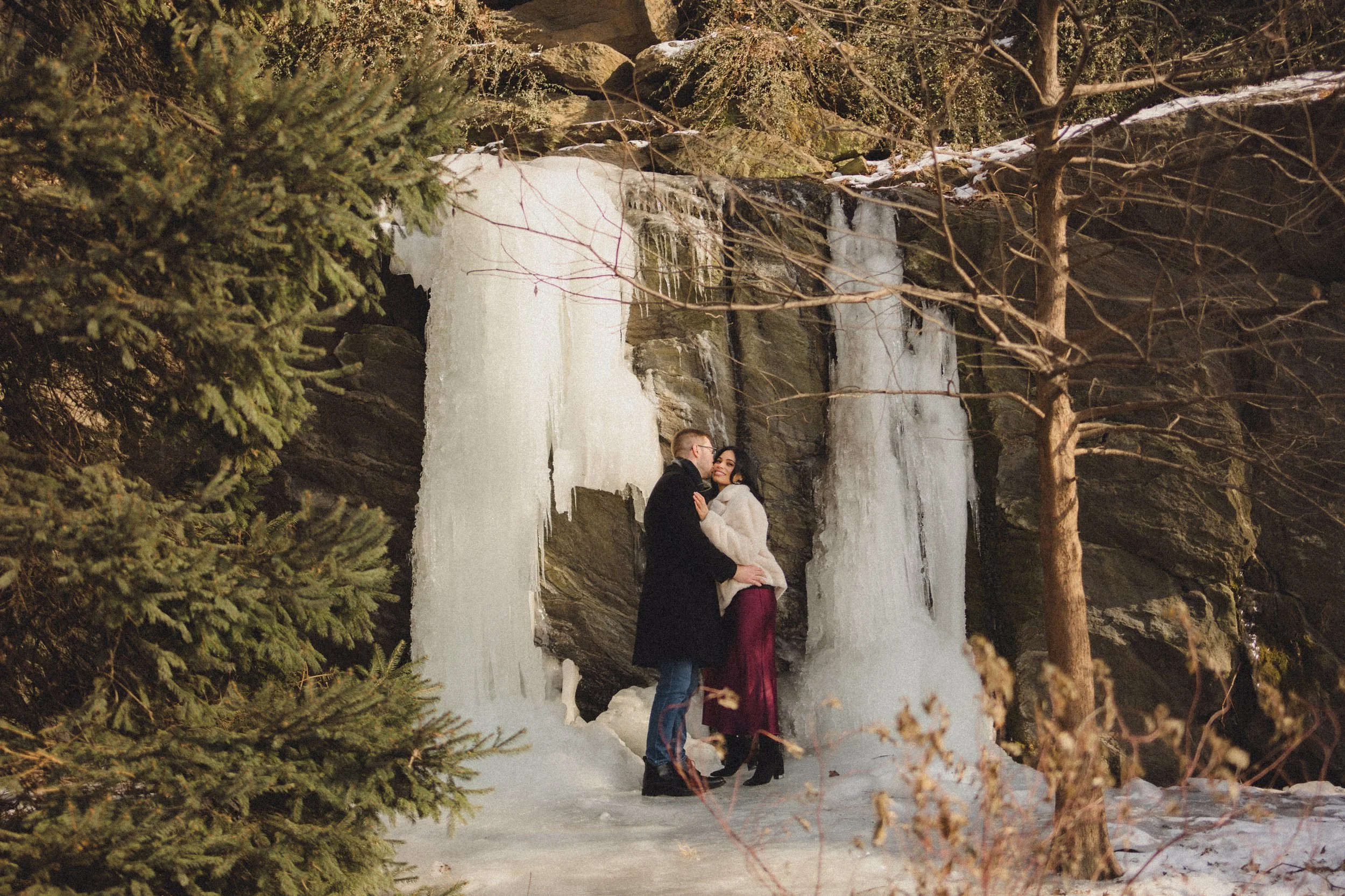 Heidy & Ben Engagement Met Cloisters Museum Fort Tryon Park NY