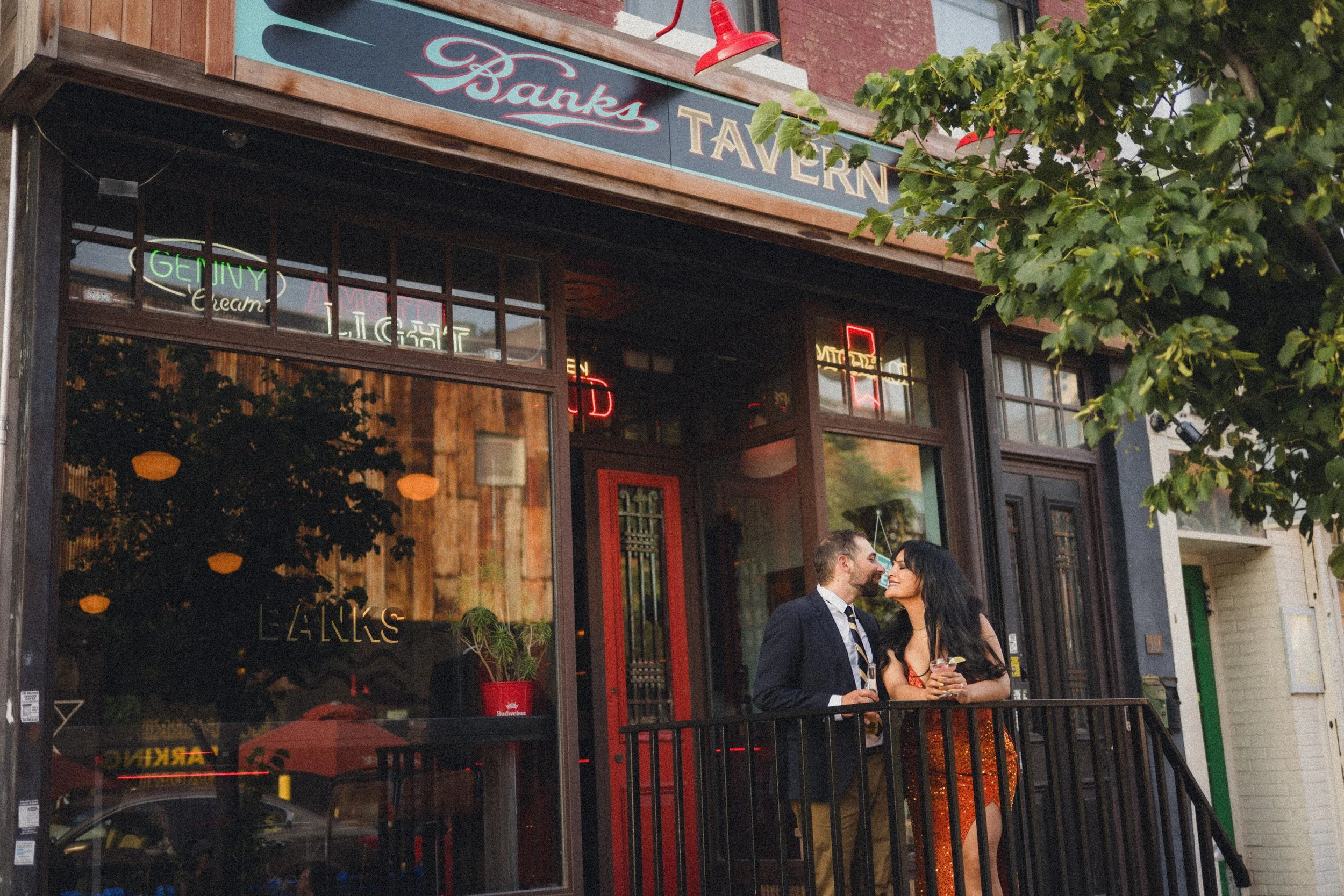 Emily &amp; Nick Engagement Transmitter park Brooklyn NY