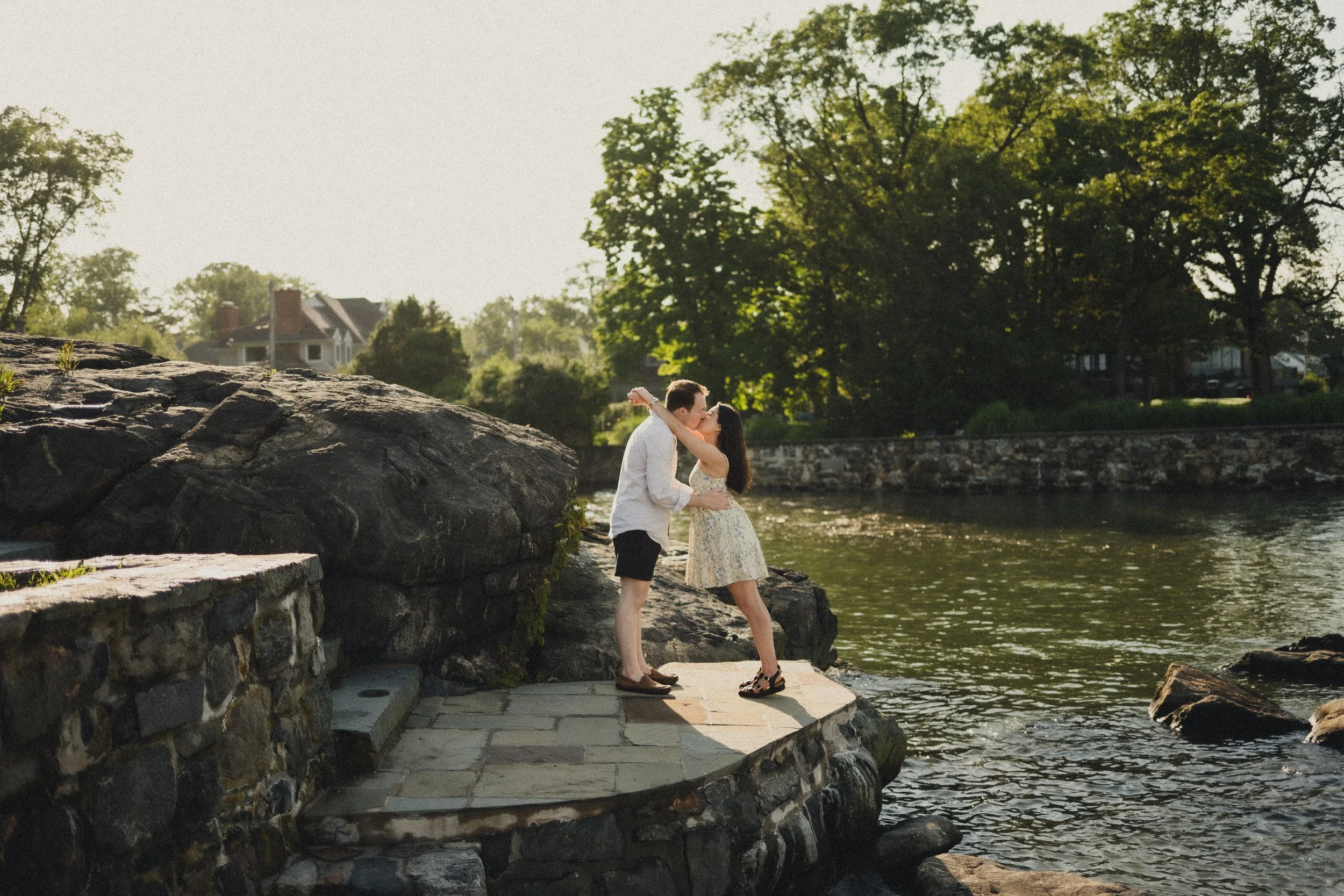 Elly & Dan Engagmenet Larchmont Manor pak NY