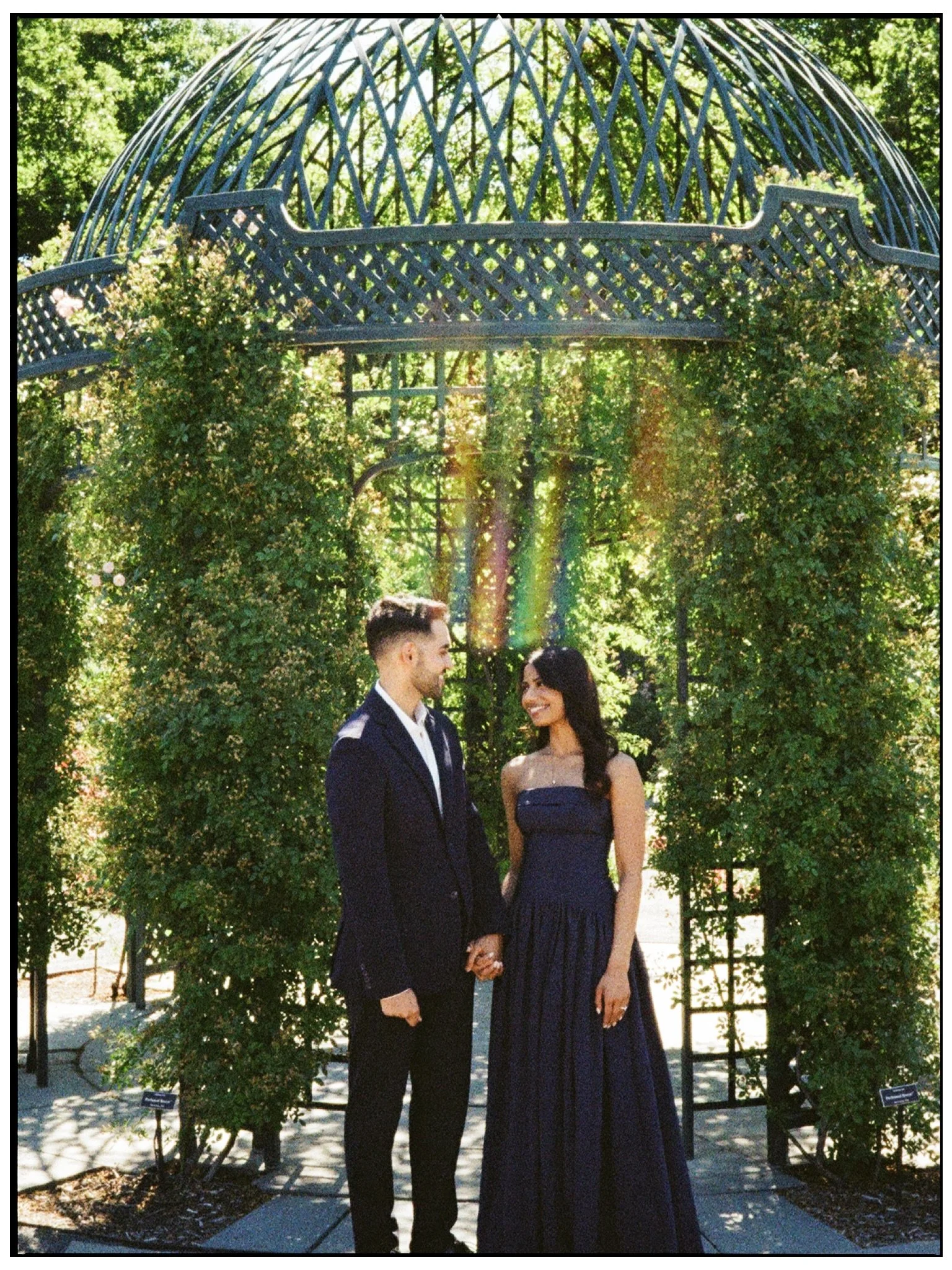 Neha &amp; Ajay engagement nybg film snaps 

#nycengagementphotographer #nycelopementphotographer #nycweddingphotographer