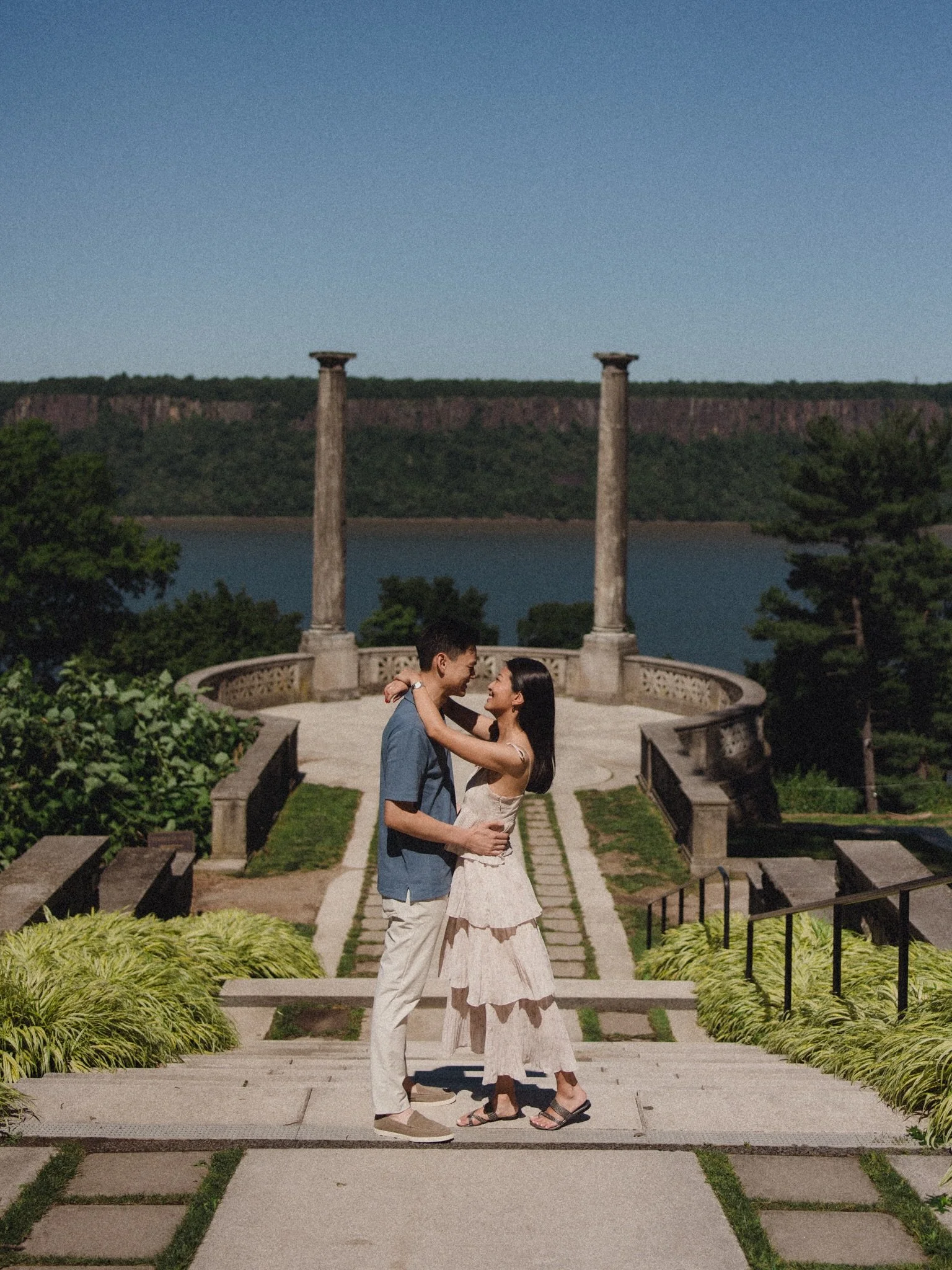 wei &amp; aaron engagement untermyers garden ny 

#nycengagementphotographer #nycelopementphotographer #nycweddingphotographer
