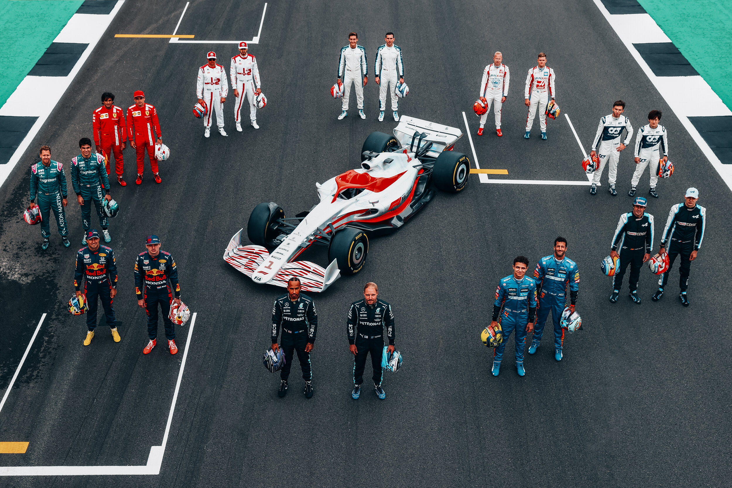 Formula 1 unveils real-life model of 2022 car