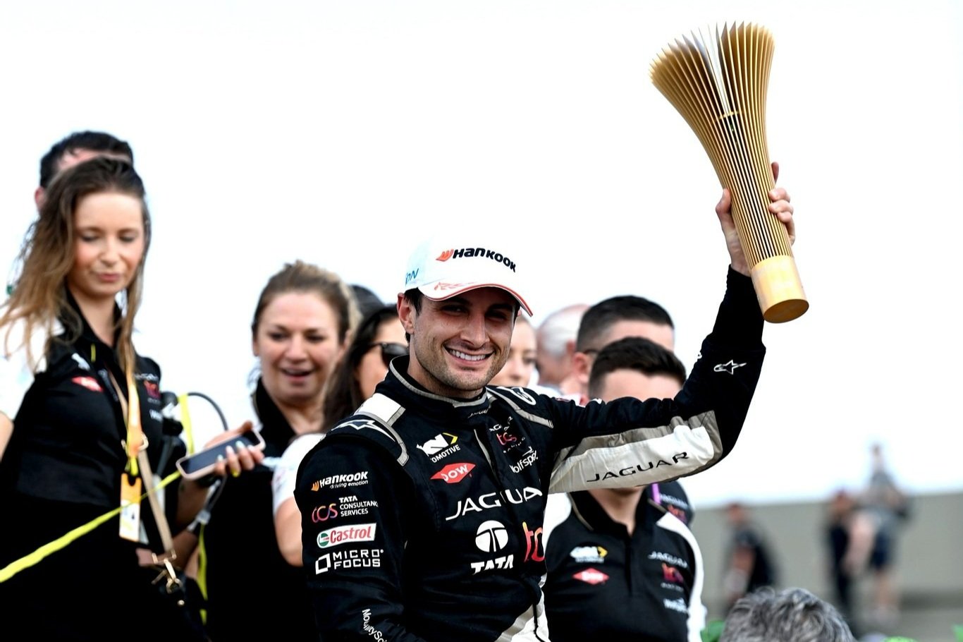 Evans leads all-Jaguar Formula E podium in Sao Paulo