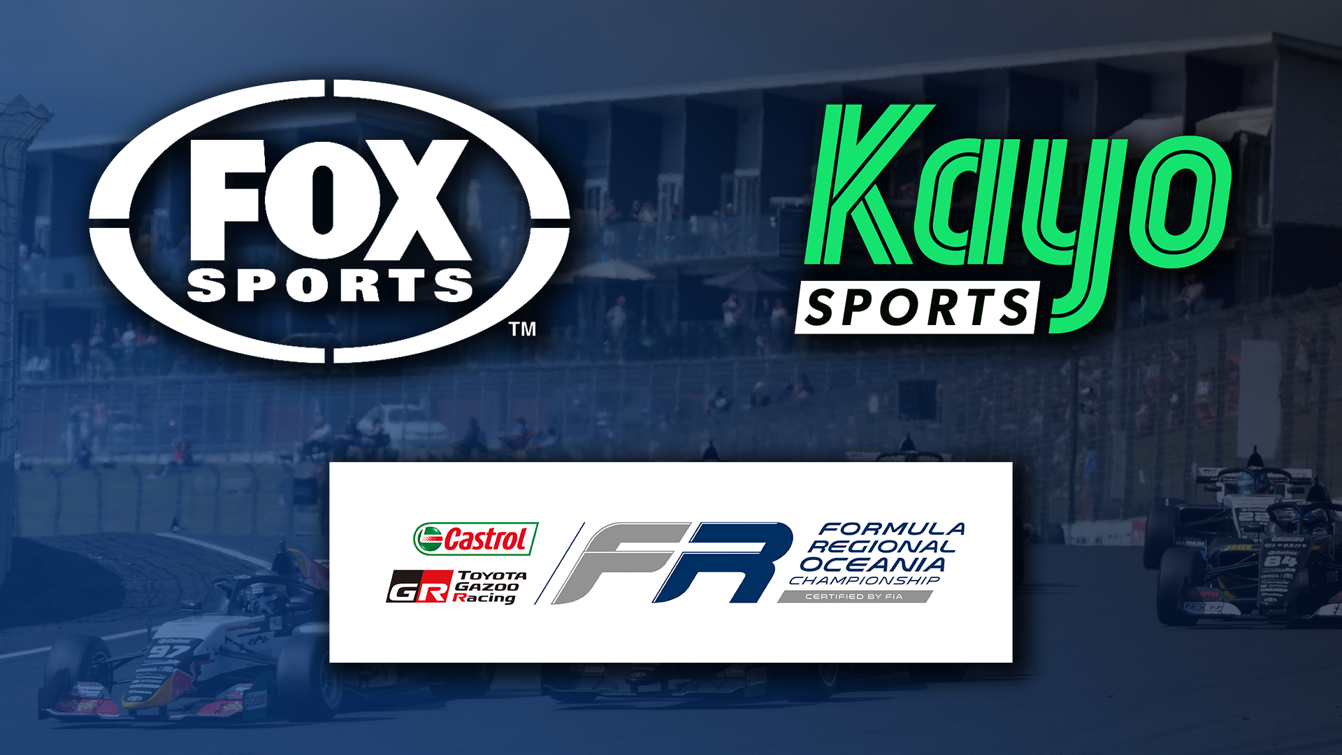 Fox Sports and Kayo to broadcast Toyota Formula Regional Oceania, NZ