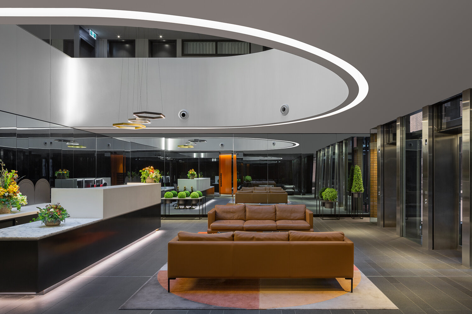 Lobby of Arc by Crown Group 