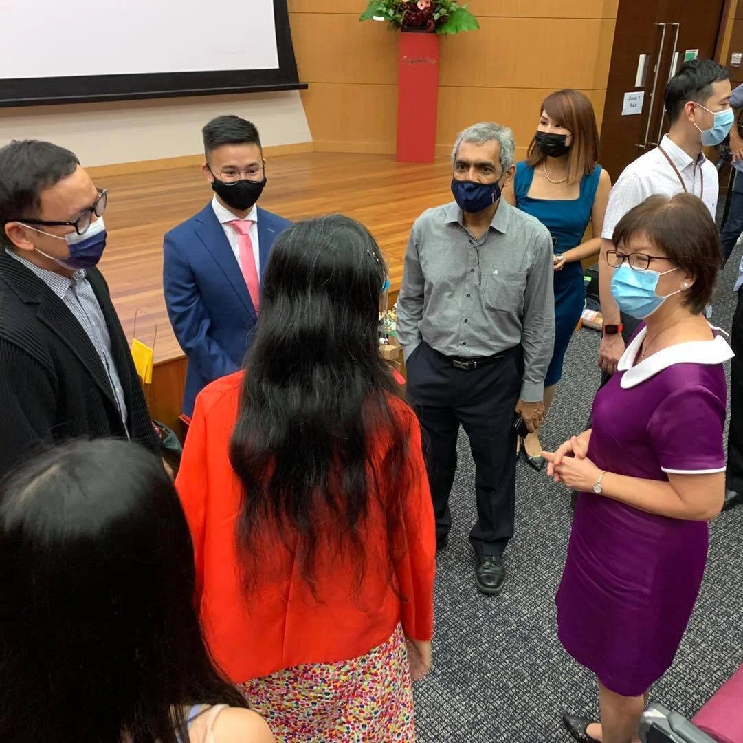 An afternoon at Singapore Management University