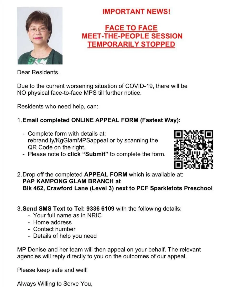 Meet the People Sessions Temporarily Suspended