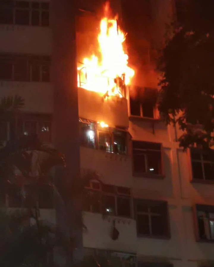 Fire @ North Bridge Rental Block