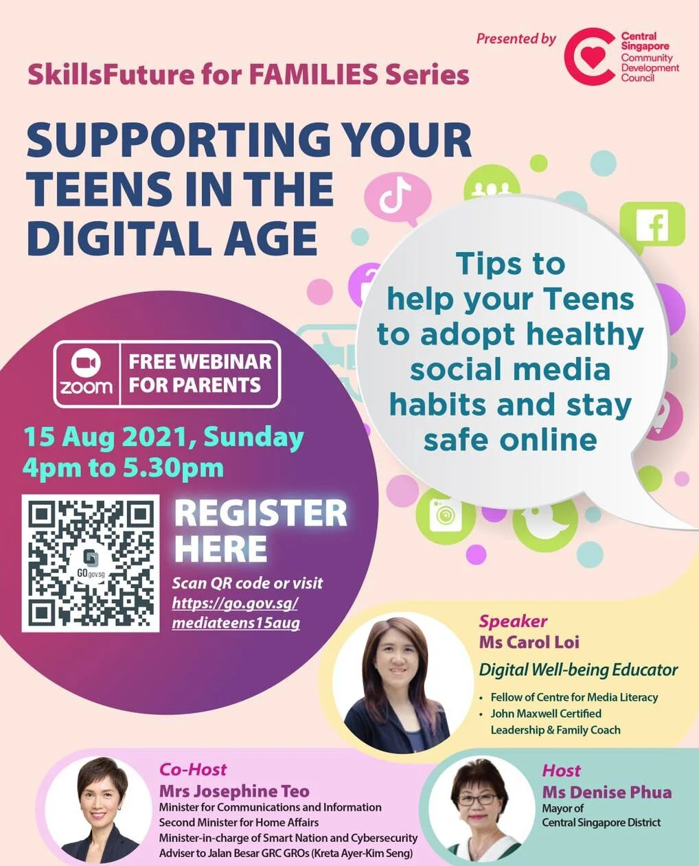 SkillsFuture for Families - Supporting your Teens in the Digital Age