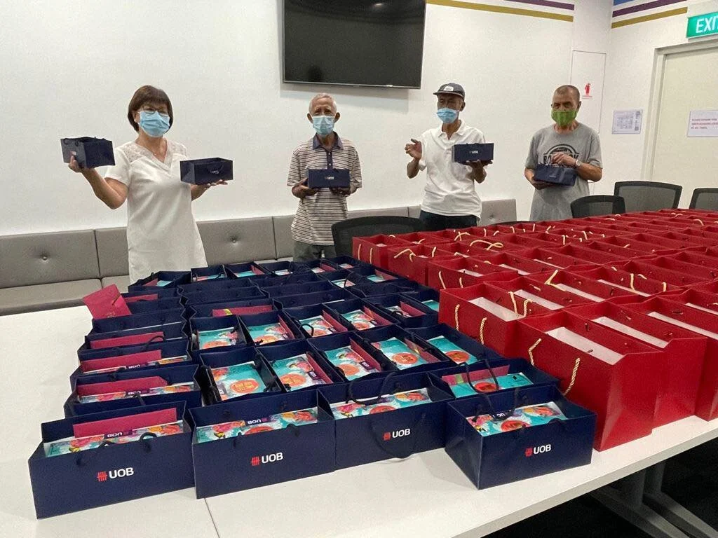 Thanking our frontline estate cleaners with UOB!